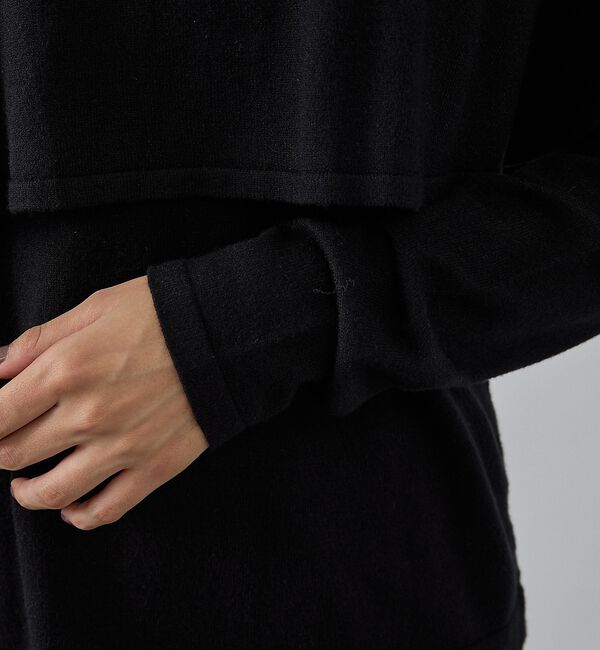 abahouse mavie「ハイネックケーププルオーバー」|ニット・セーター|