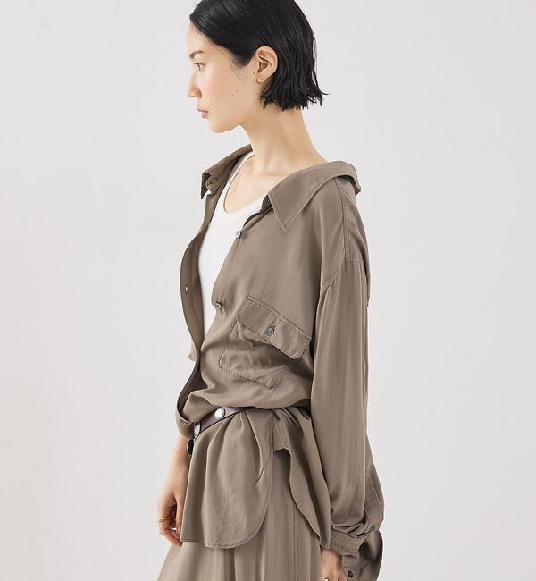 The Store by C' 「【COCUCA】ニュアンスシャツ【予約】」|シャツ・ブラウス|