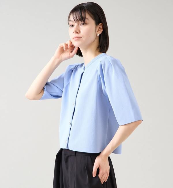 TIARA「ビジューボタンカーディガン」|カーディガン|