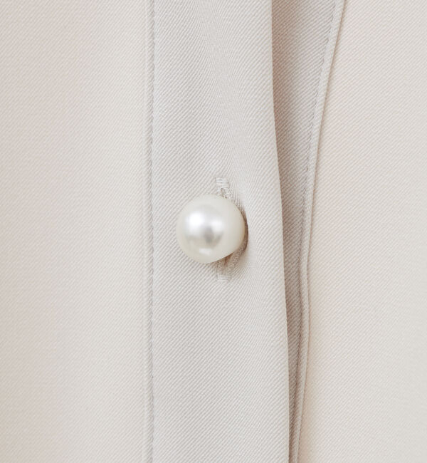 Liesse「パール釦ワイドブラウス（セットアップ対応）」|シャツ・ブラウス|