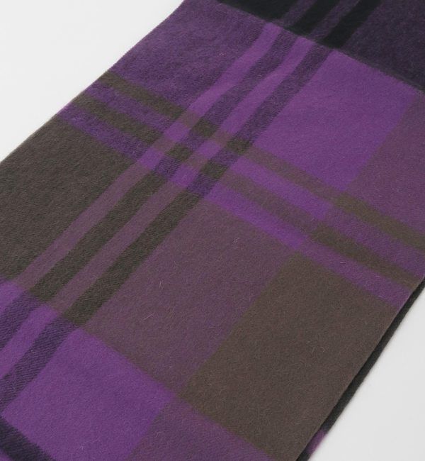 SOFFITTO「【TWEED MILL/ツイードミル】ラムウールチェック大判ストール」|ストール|