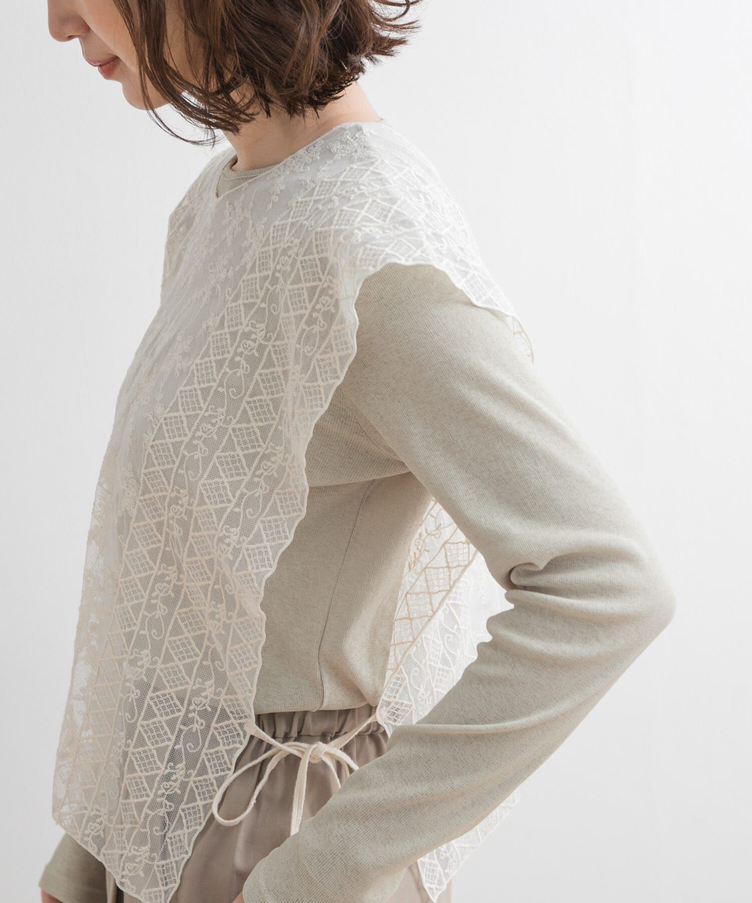 URBAN RESEARCH DOORS「2WAYレースカバー」|ストール|