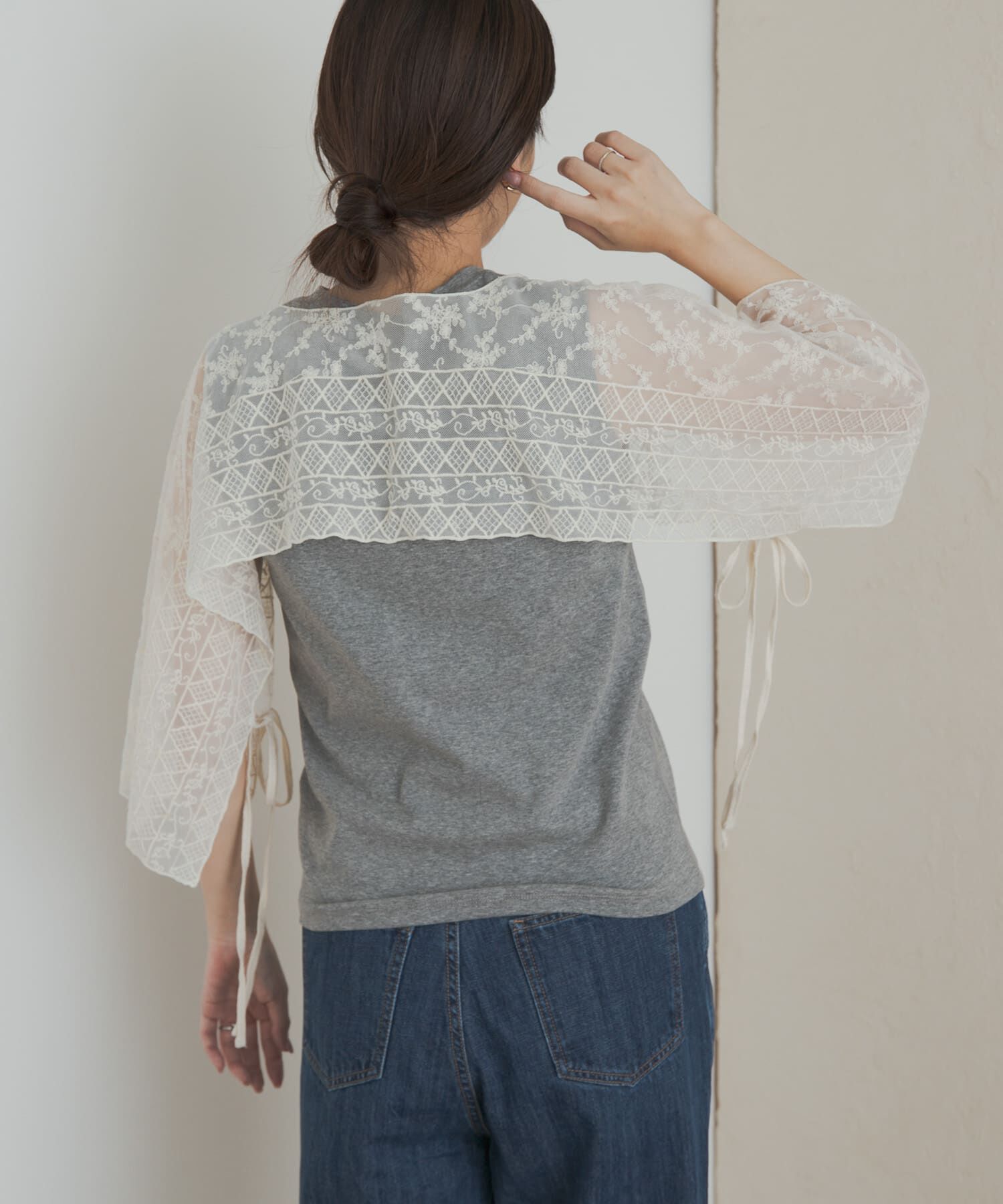 URBAN RESEARCH DOORS「2WAYレースカバー」|ストール|