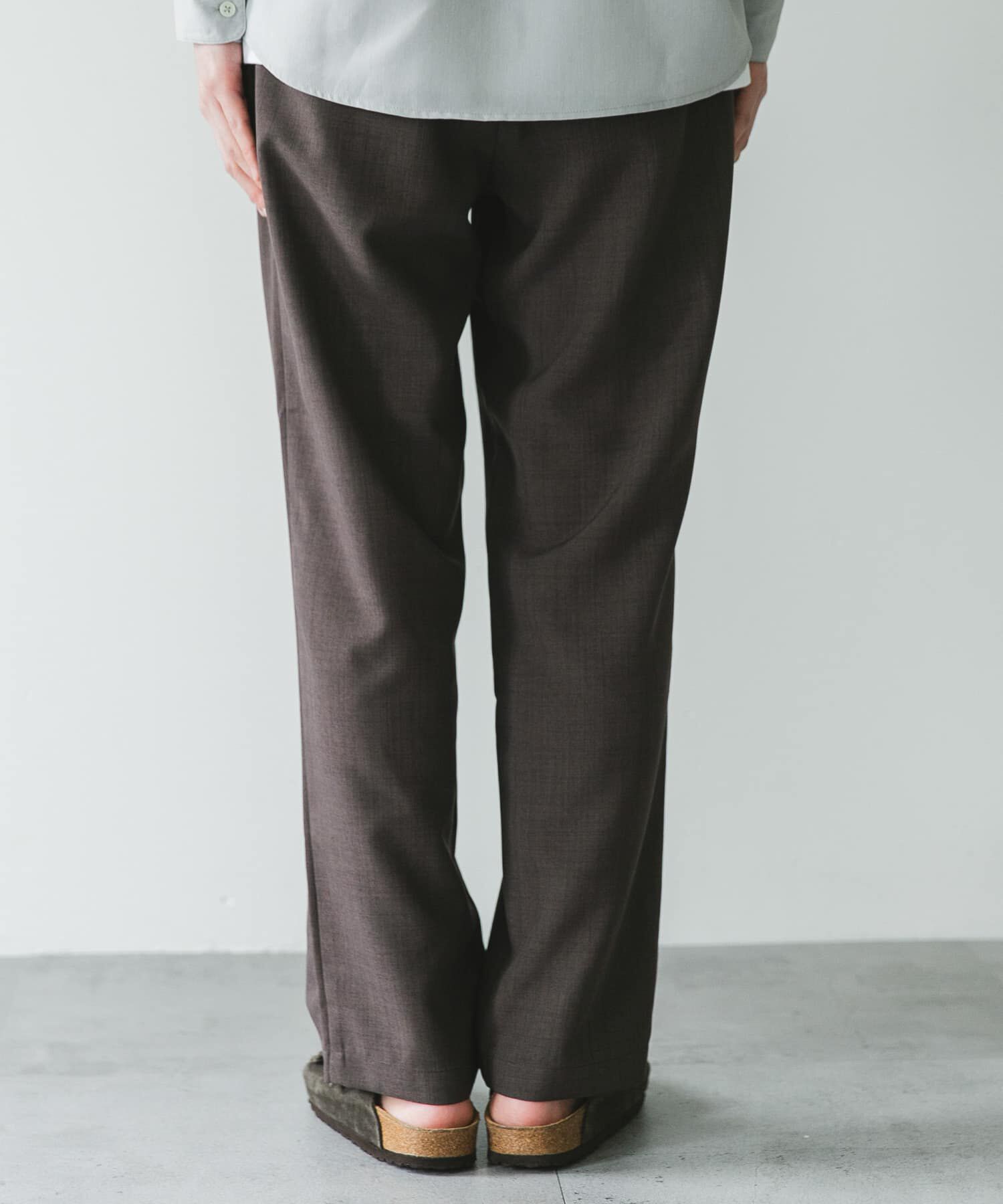 URBAN RESEARCH DOORS「『イージーケア/速乾』リネンライクイージートラウザー」|その他|