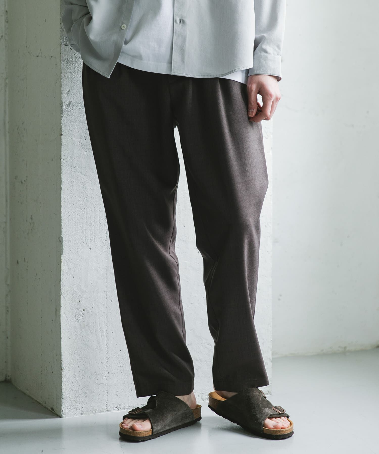 URBAN RESEARCH DOORS「『イージーケア/速乾』リネンライクイージートラウザー」|その他|