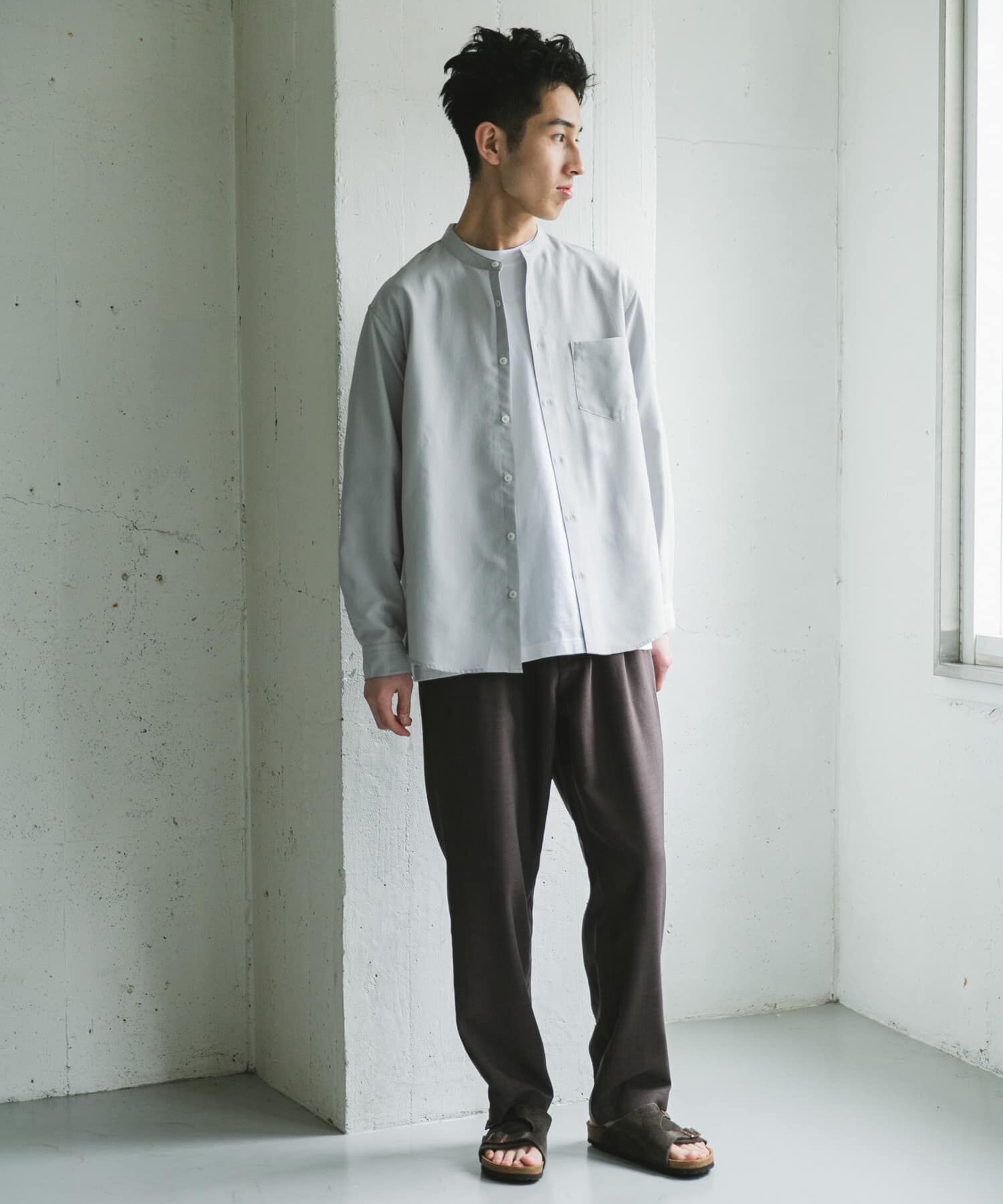 URBAN RESEARCH DOORS「『イージーケア/速乾』リネンライクイージートラウザー」|その他|