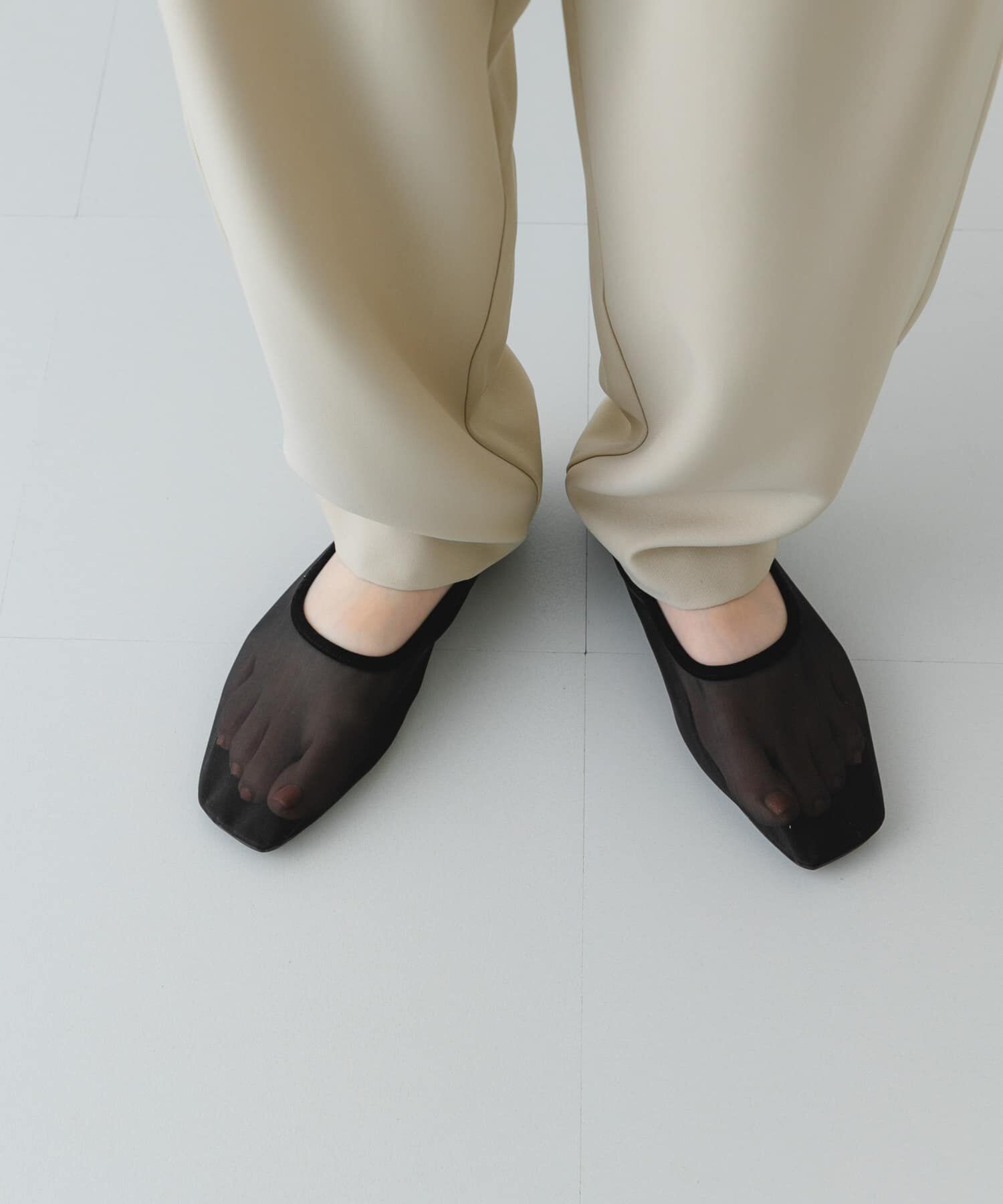 RODE SKO「『MADE IN JAPAN』シアーフラットシューズ」|バレエシューズ|