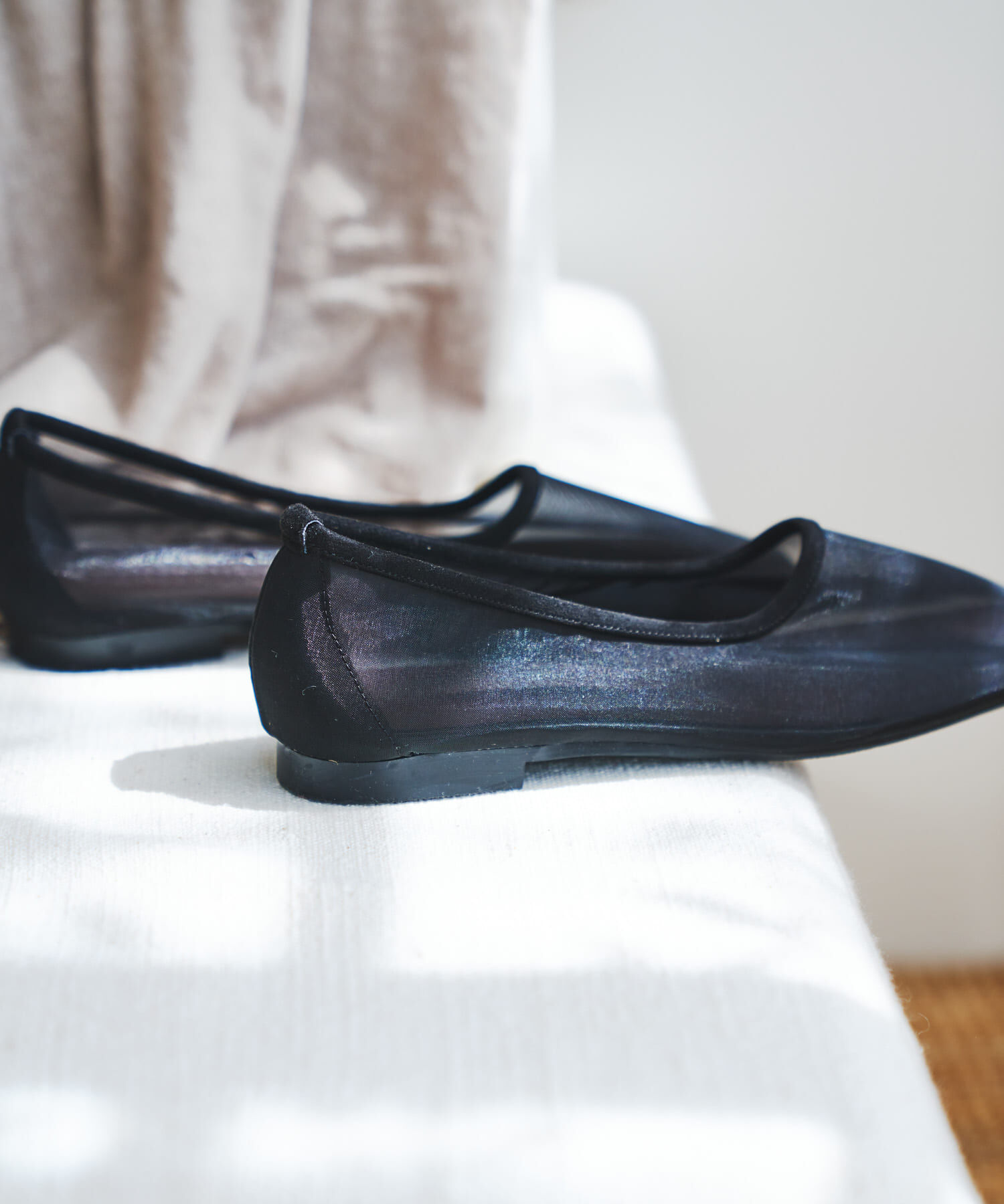 RODE SKO「『MADE IN JAPAN』シアーフラットシューズ」|バレエシューズ|