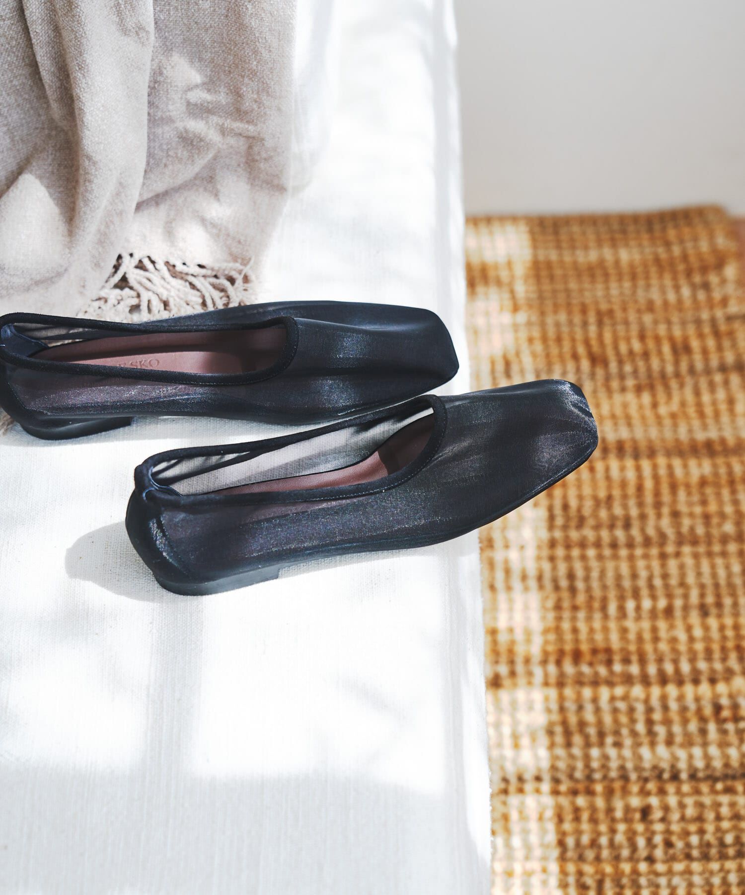 RODE SKO「『MADE IN JAPAN』シアーフラットシューズ」|バレエシューズ|