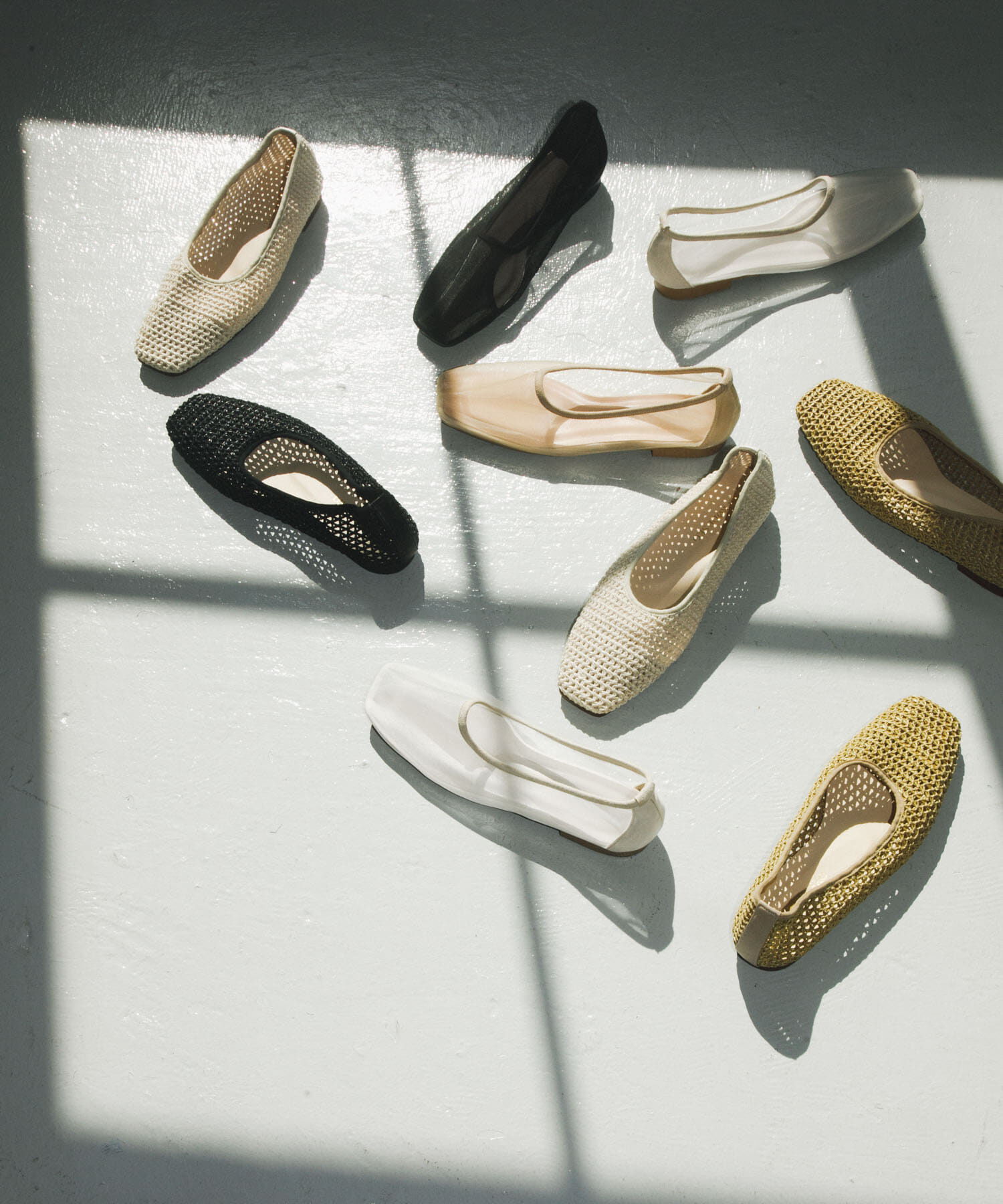 RODE SKO「『MADE IN JAPAN』シアーフラットシューズ」|バレエシューズ|