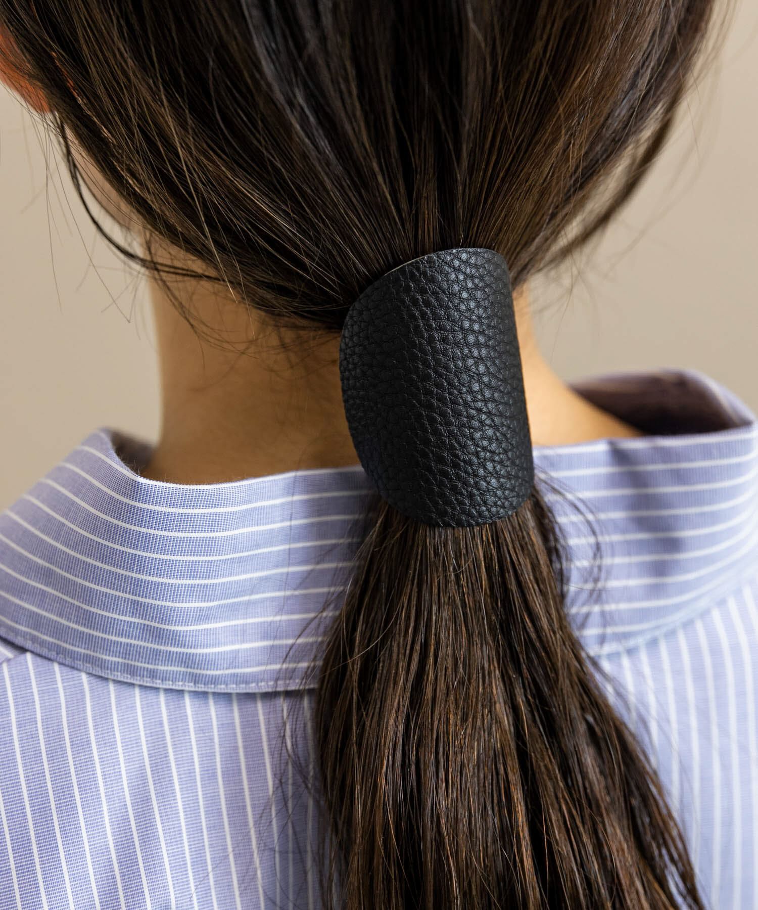 SMELLY「フェイクレザーサークルヘアカフセット」|ヘアゴム・シュシュ|