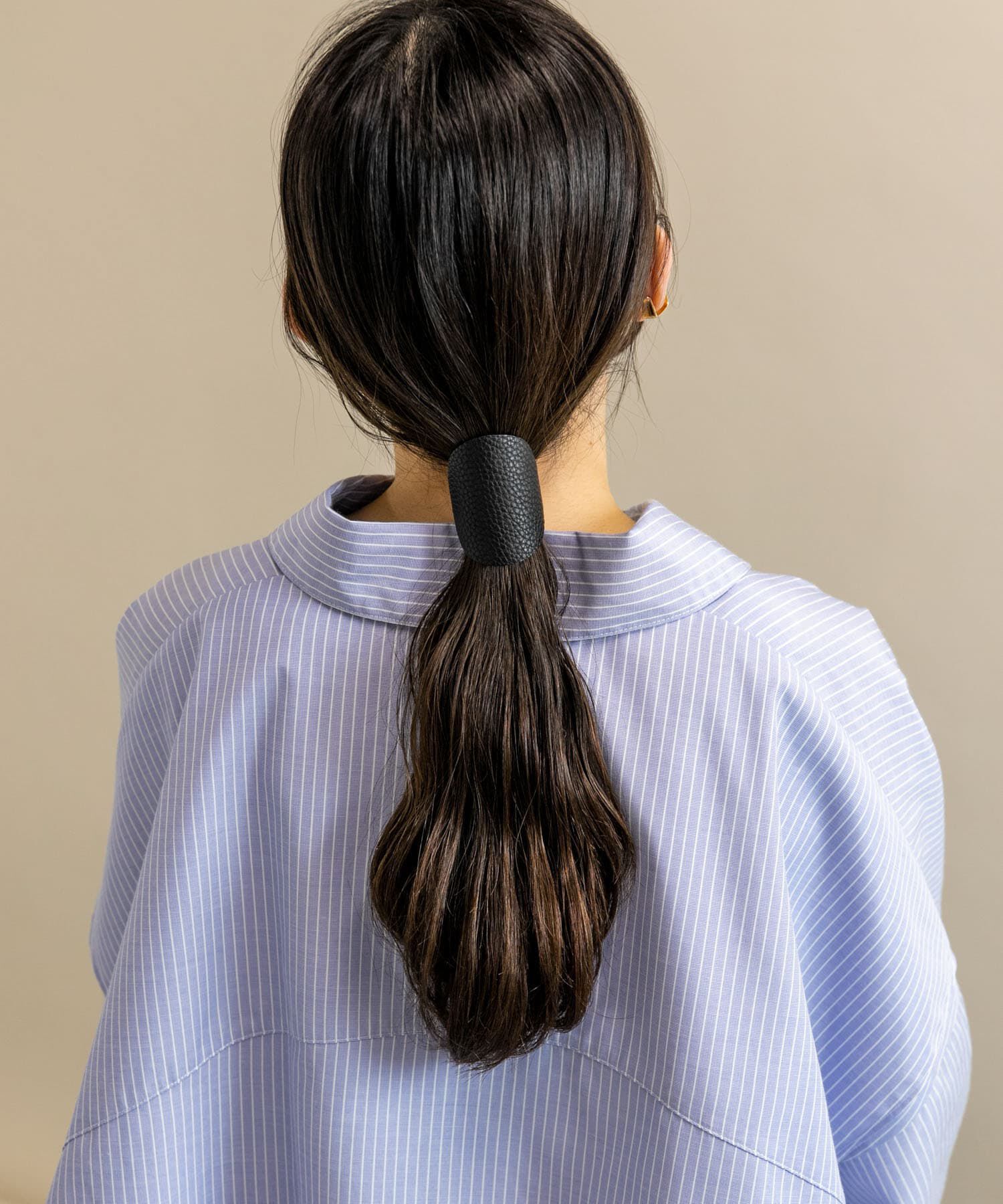 SMELLY「フェイクレザーサークルヘアカフセット」|ヘアゴム・シュシュ|