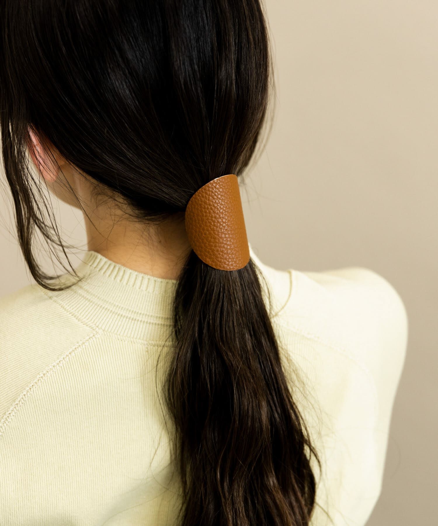 SMELLY「フェイクレザーサークルヘアカフセット」|ヘアゴム・シュシュ|