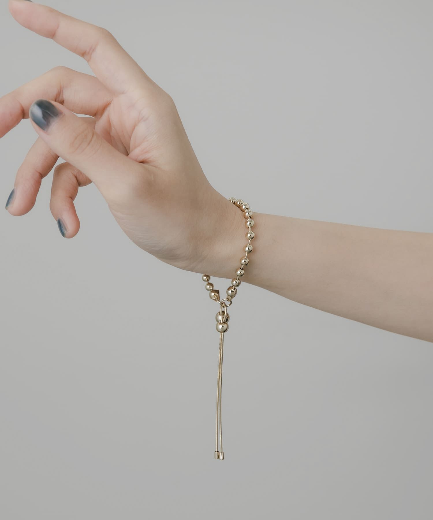 SMELLY「メタルボールスライドブレスレット」|ブレスレット・バングル|