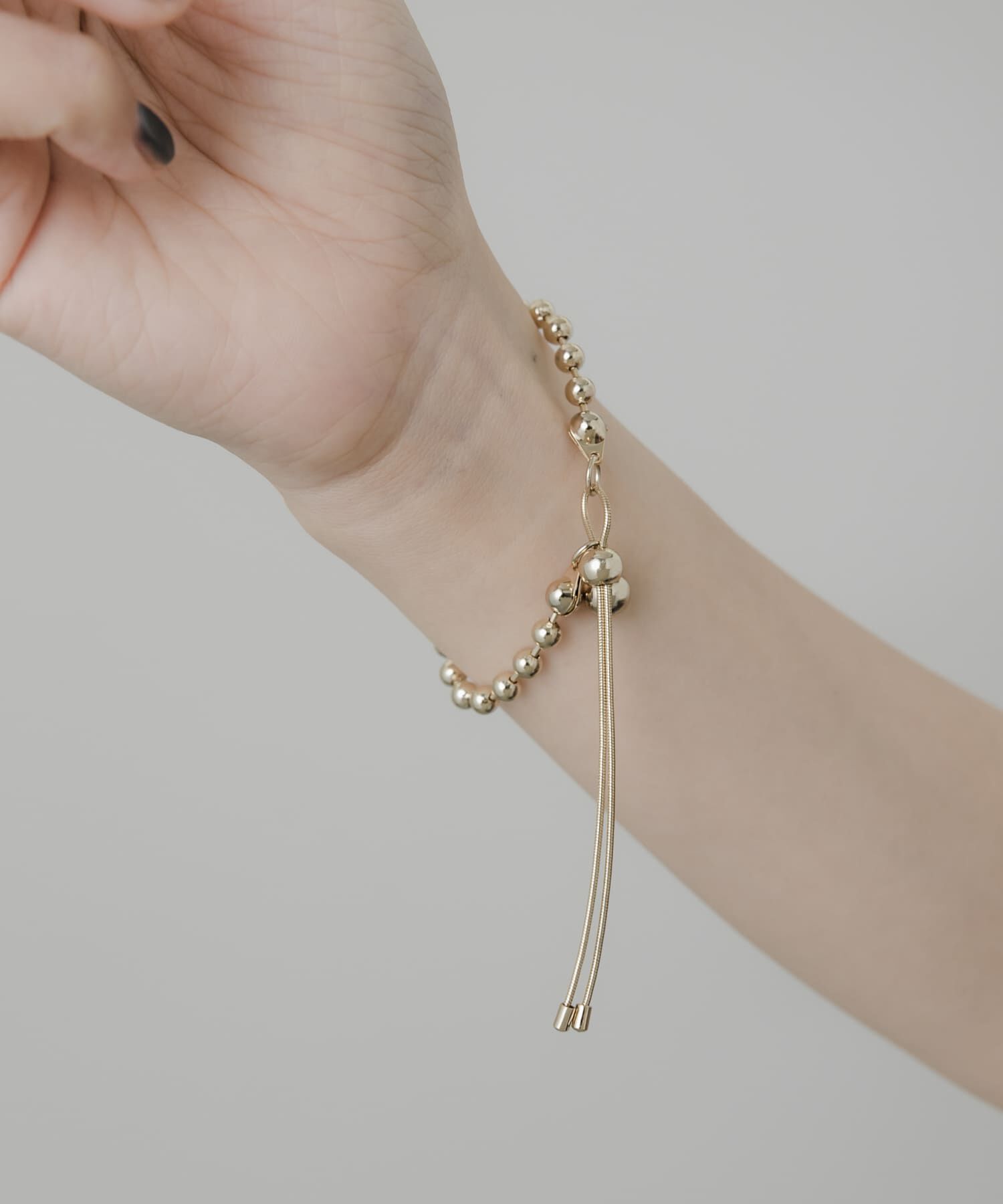 SMELLY「メタルボールスライドブレスレット」|ブレスレット・バングル|