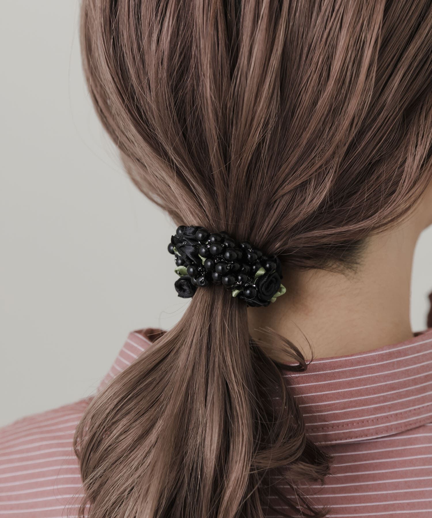 SMELLY「グレインローズボリュームヘアポニー」|ヘアゴム・シュシュ|