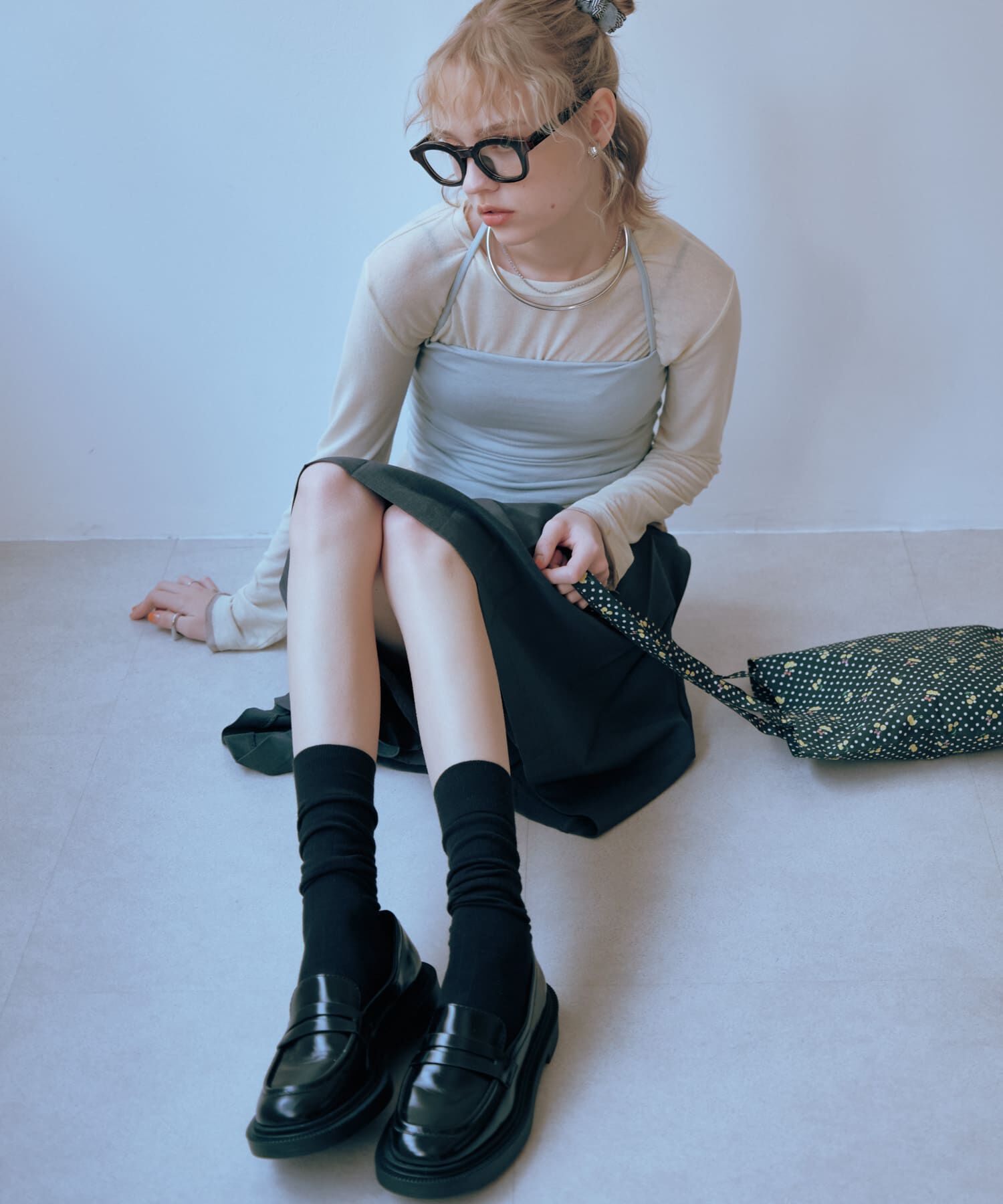 SMELLY「リブハイソックス」|ソックス|