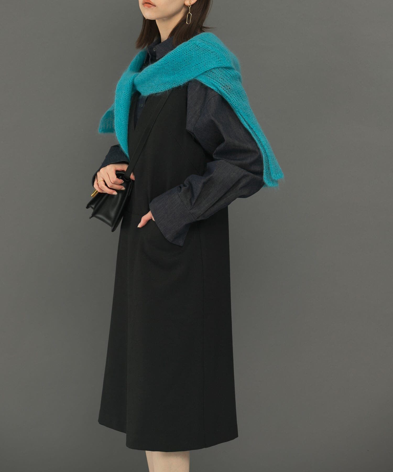 URBAN RESEARCH ROSSO「『UR TECH』ジャンパーワンピース」|ワンピース|