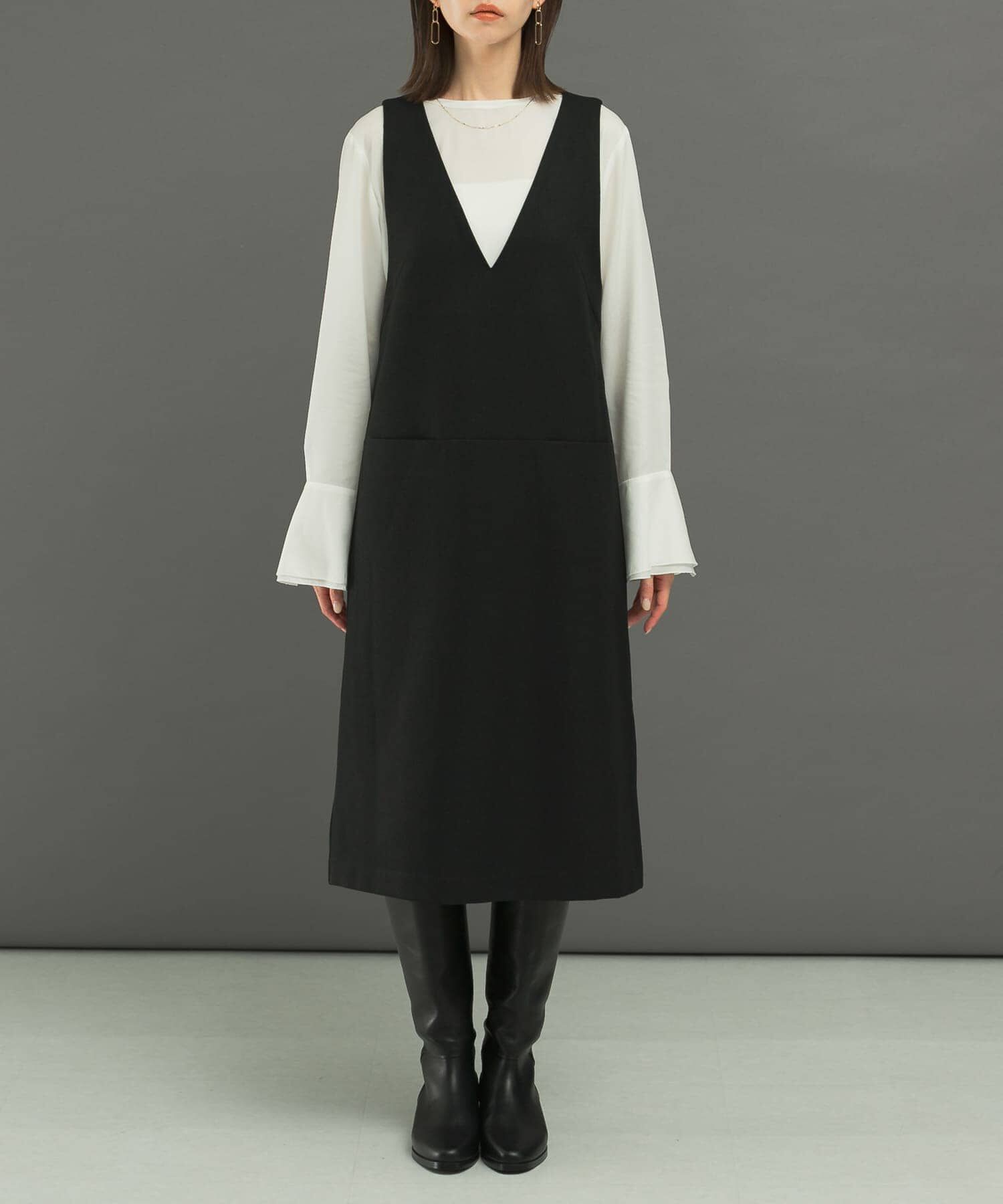 URBAN RESEARCH ROSSO「『UR TECH』ジャンパーワンピース」|ワンピース|