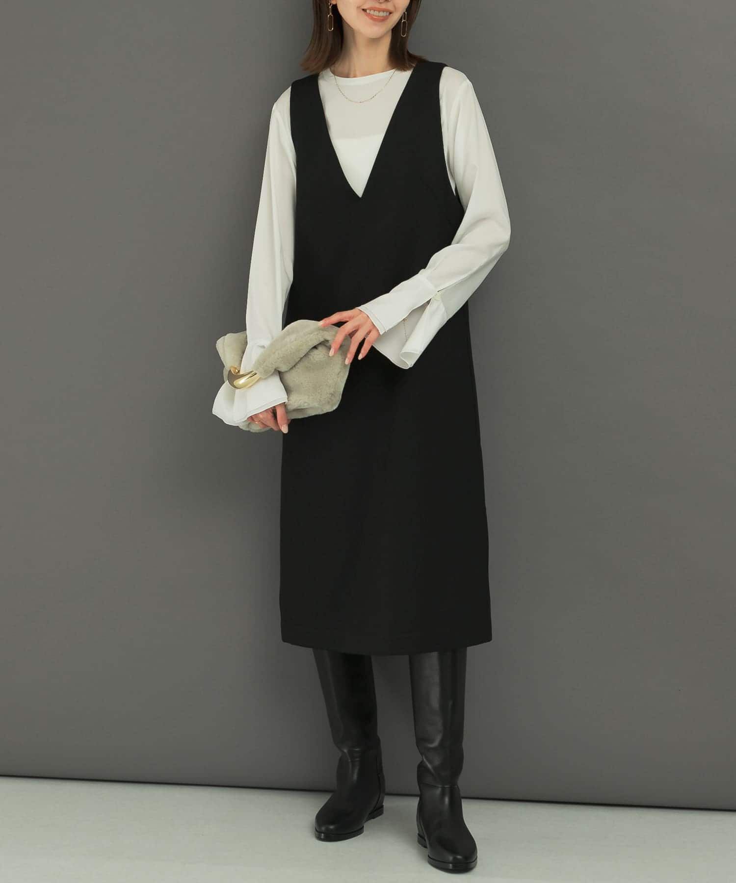 URBAN RESEARCH ROSSO「『UR TECH』ジャンパーワンピース」|ワンピース|