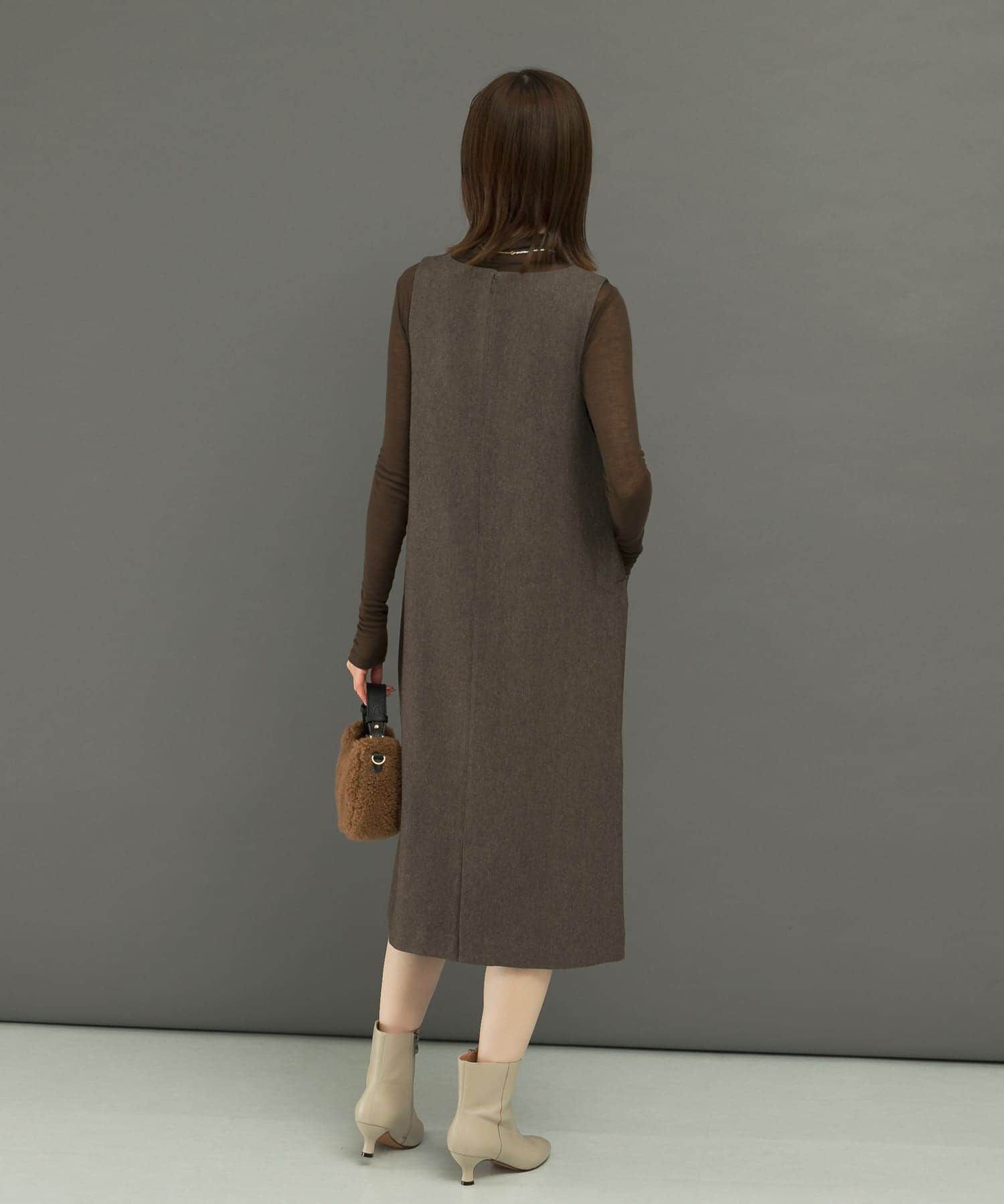 URBAN RESEARCH ROSSO「『UR TECH』ジャンパーワンピース」|ワンピース|