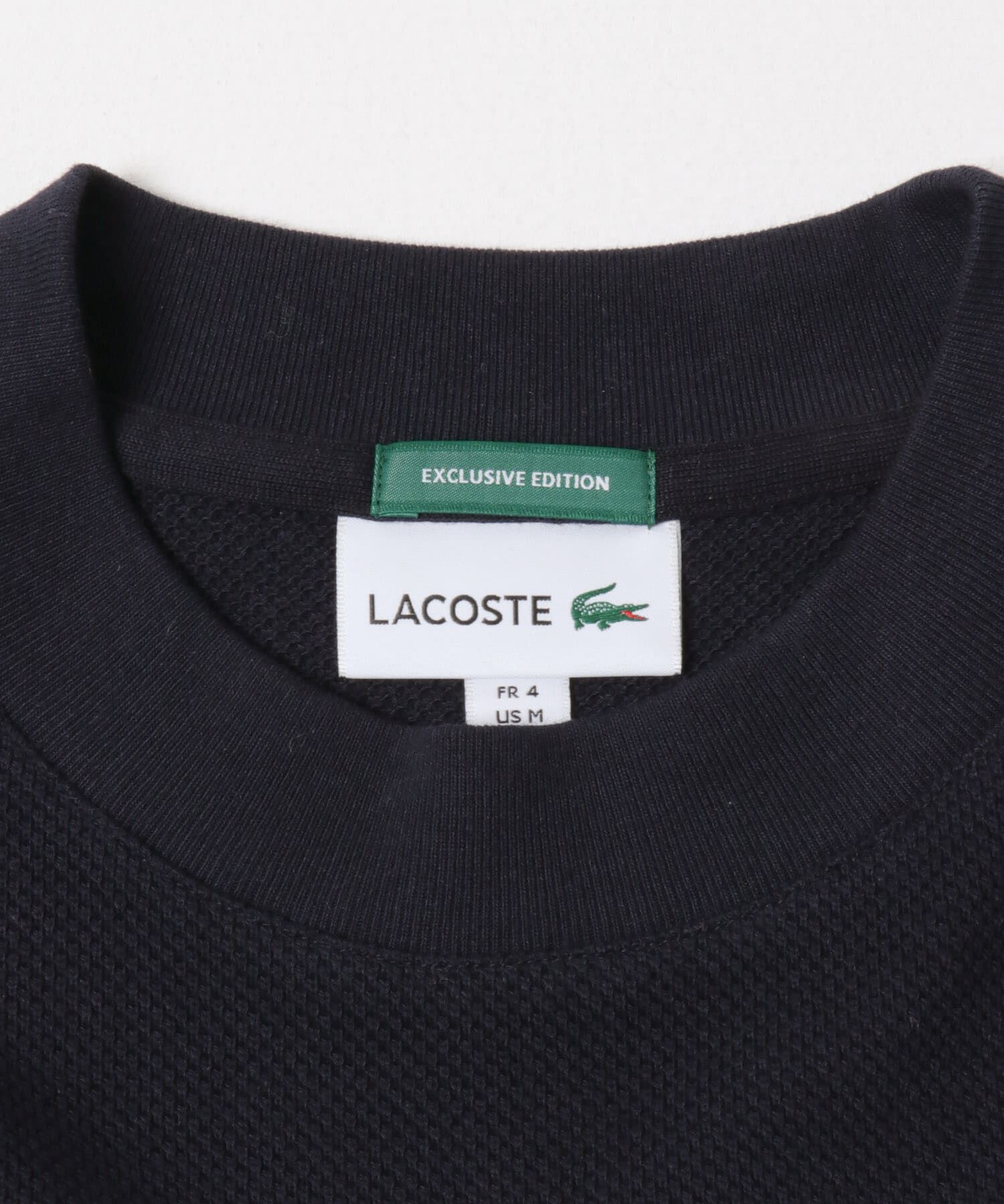 URBAN RESEARCH DOORS「『別注』LACOSTE&times;DOORS　thick pique mock long-sleeve」|Tシャツ・カットソー|
