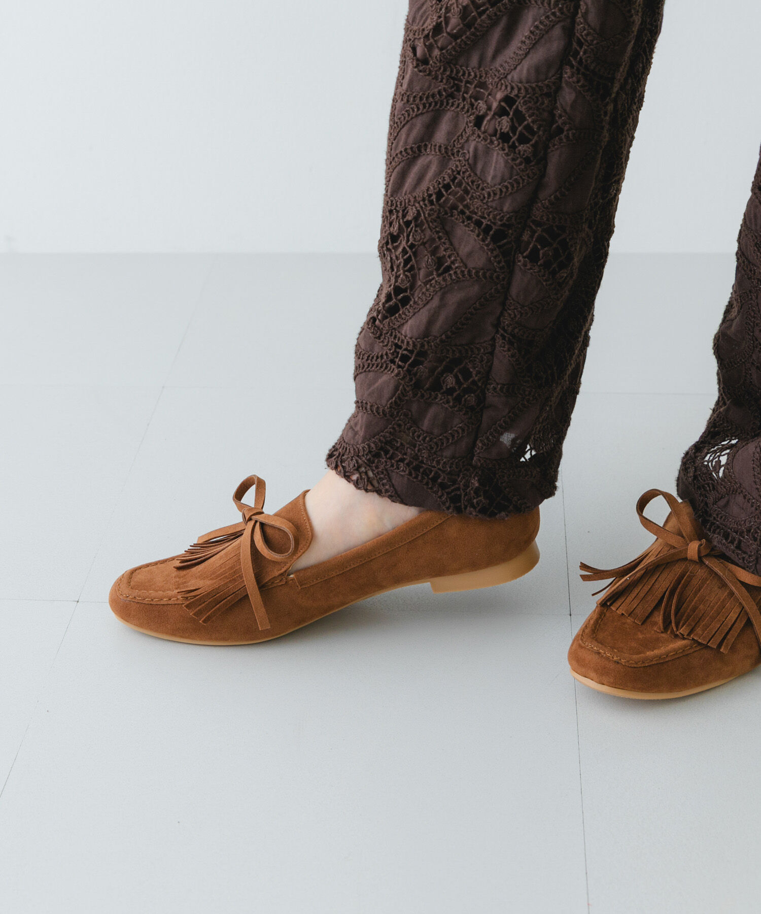 RODE SKO「リボンフリンジローファー」|ローファー|