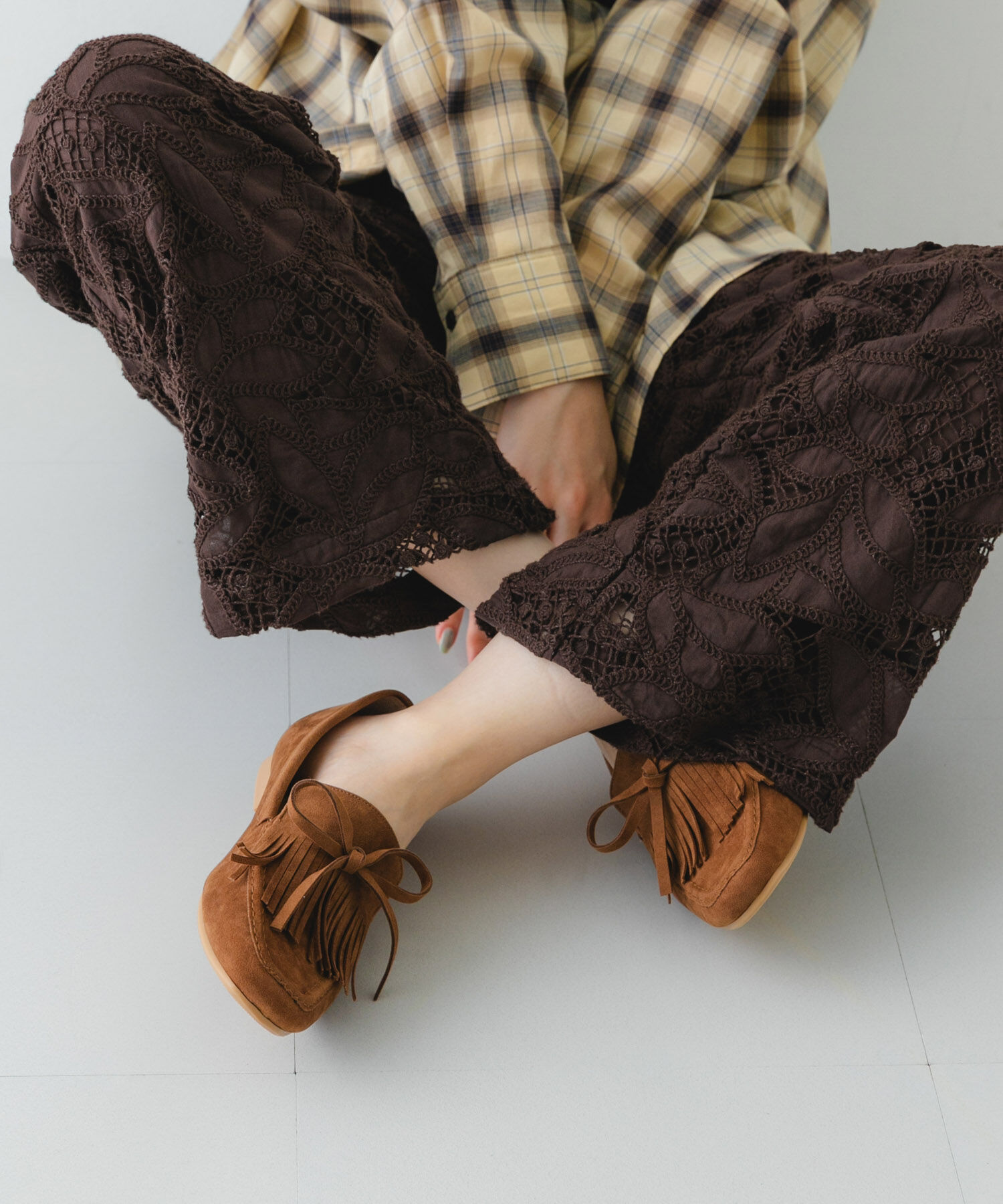 RODE SKO「リボンフリンジローファー」|ローファー|