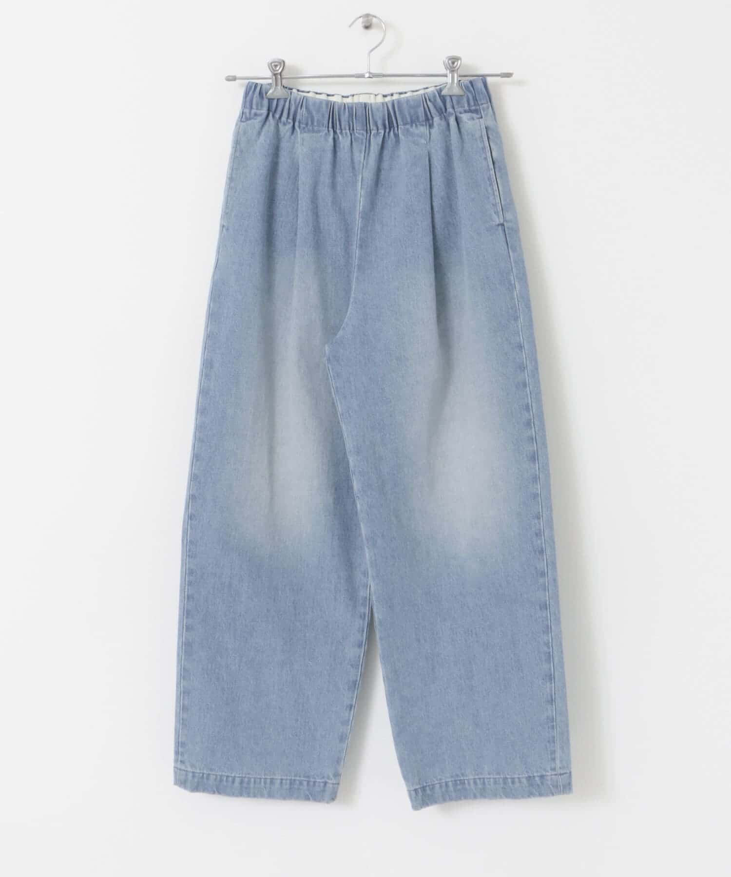 かぐれ「フェードデニムイージーパンツ」|デニム|