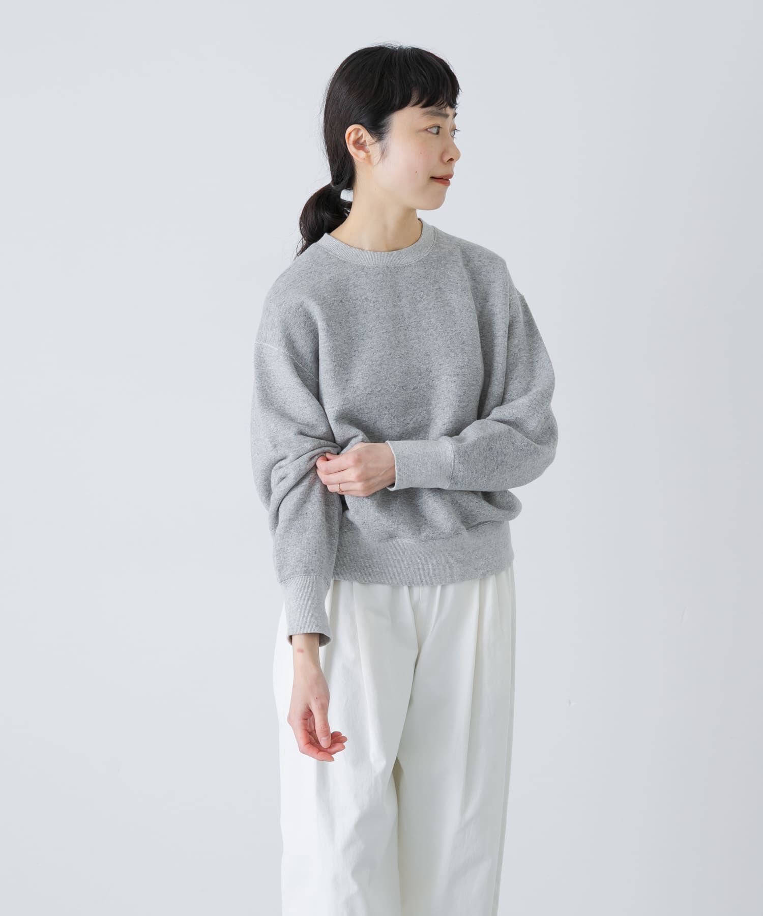 かぐれ「『2サイズ展開』コットンリヨセルスウェットプルオーバー」|スウェット・ジャージ|