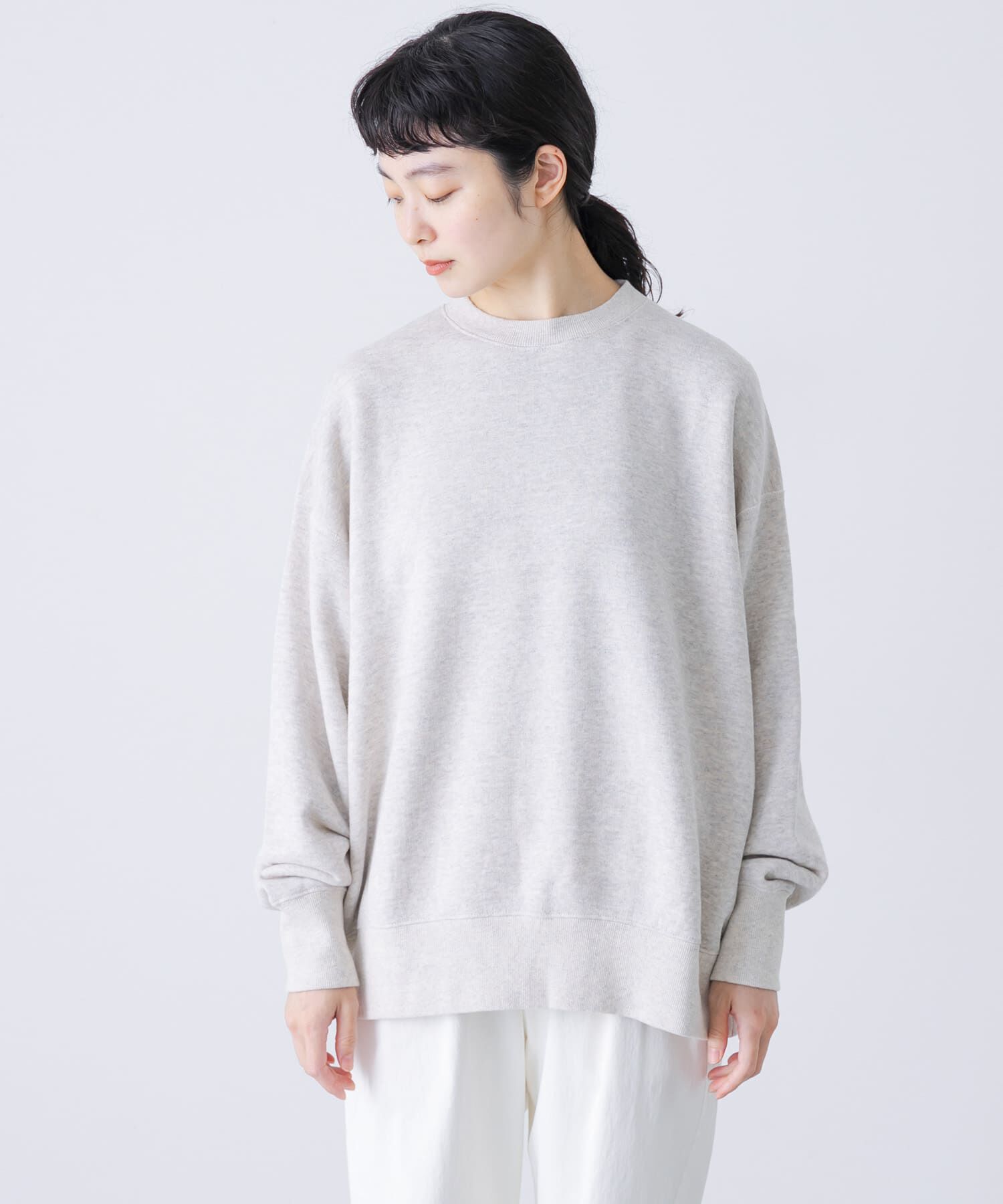 かぐれ「『2サイズ展開』コットンリヨセルスウェットプルオーバー」|スウェット・ジャージ|