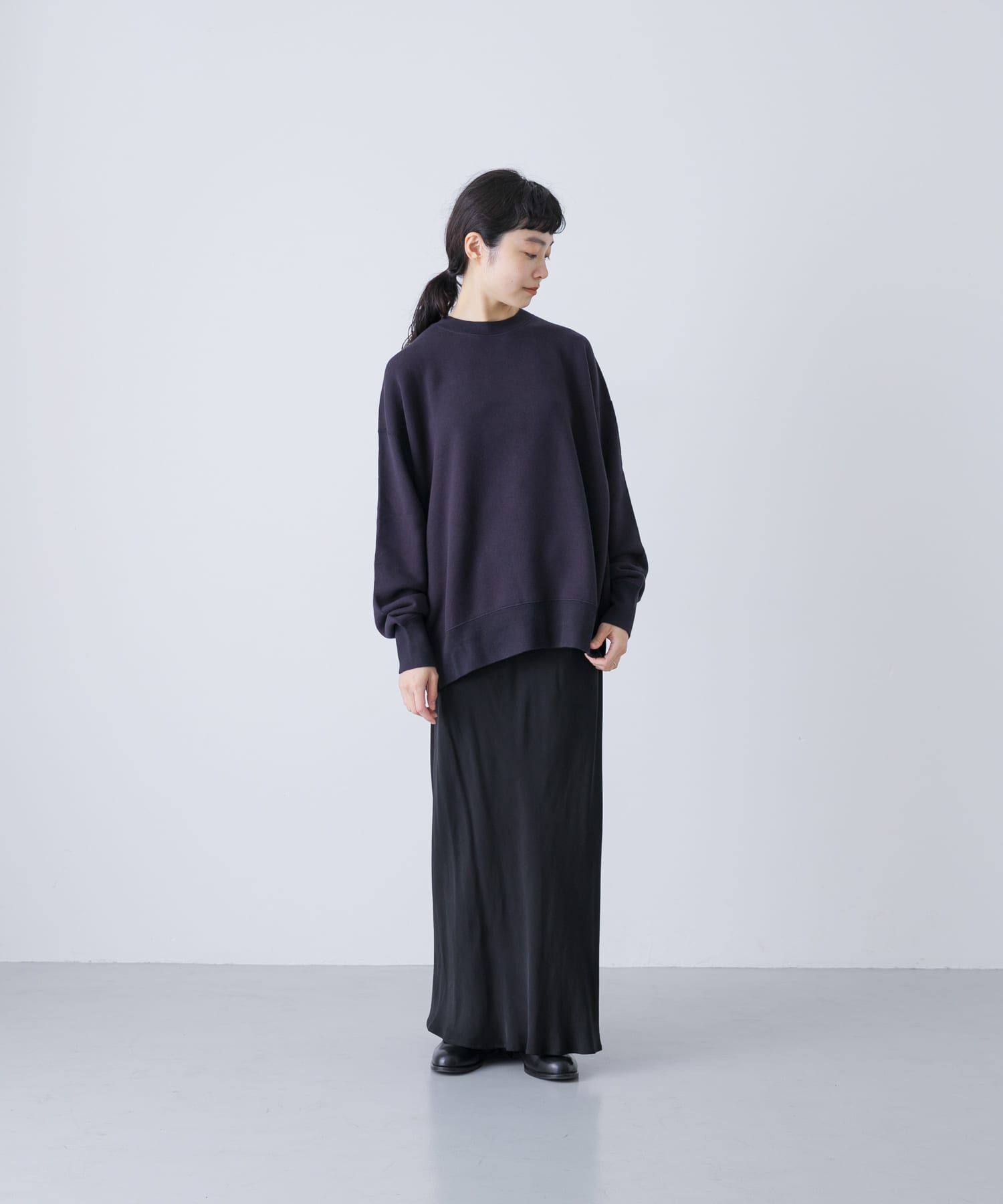 かぐれ「『2サイズ展開』コットンリヨセルスウェットプルオーバー」|スウェット・ジャージ|