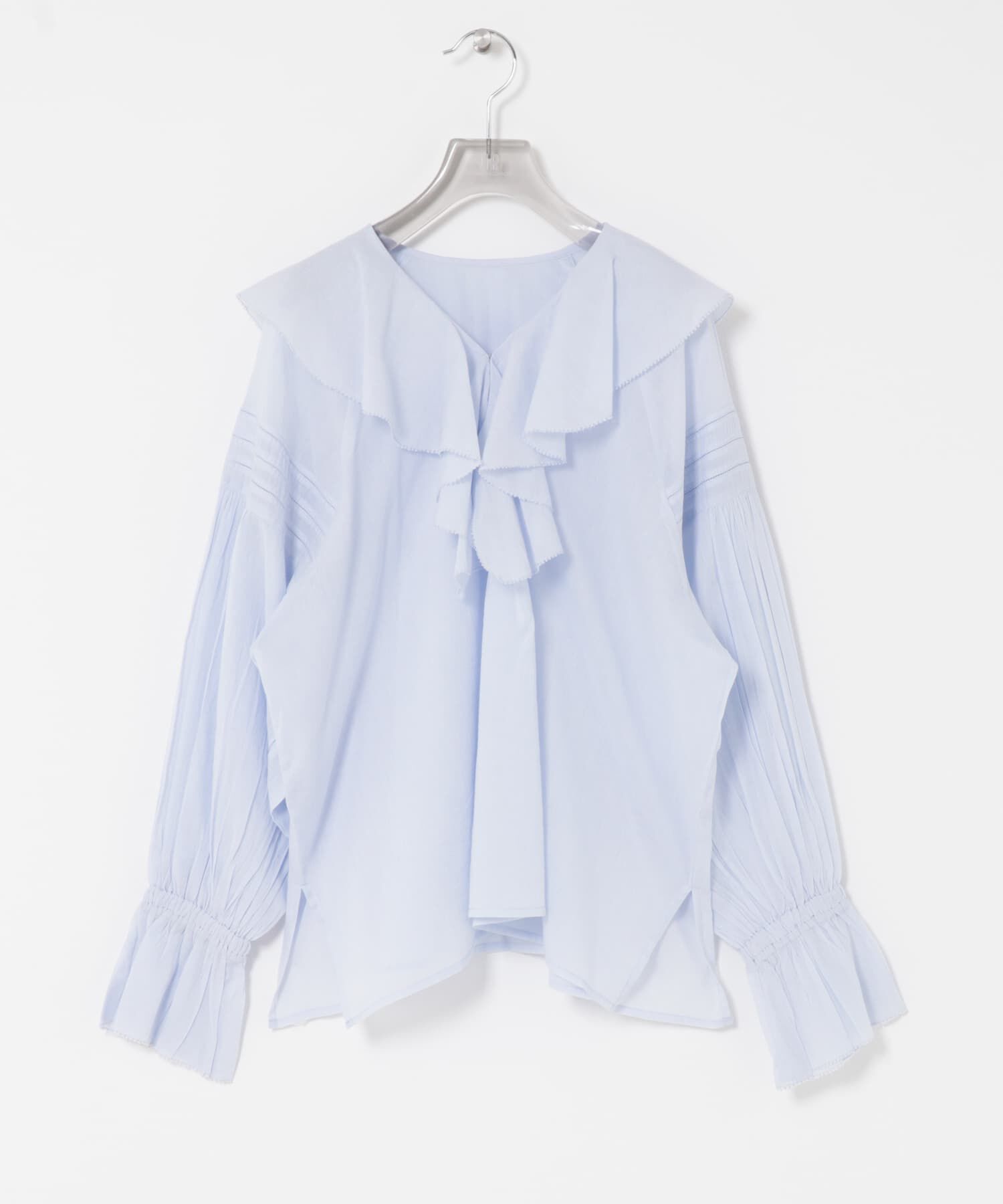 URBAN RESEARCH「『一部WEB限定カラー』コットンボイルラッフルブラウス」|シャツ・ブラウス|