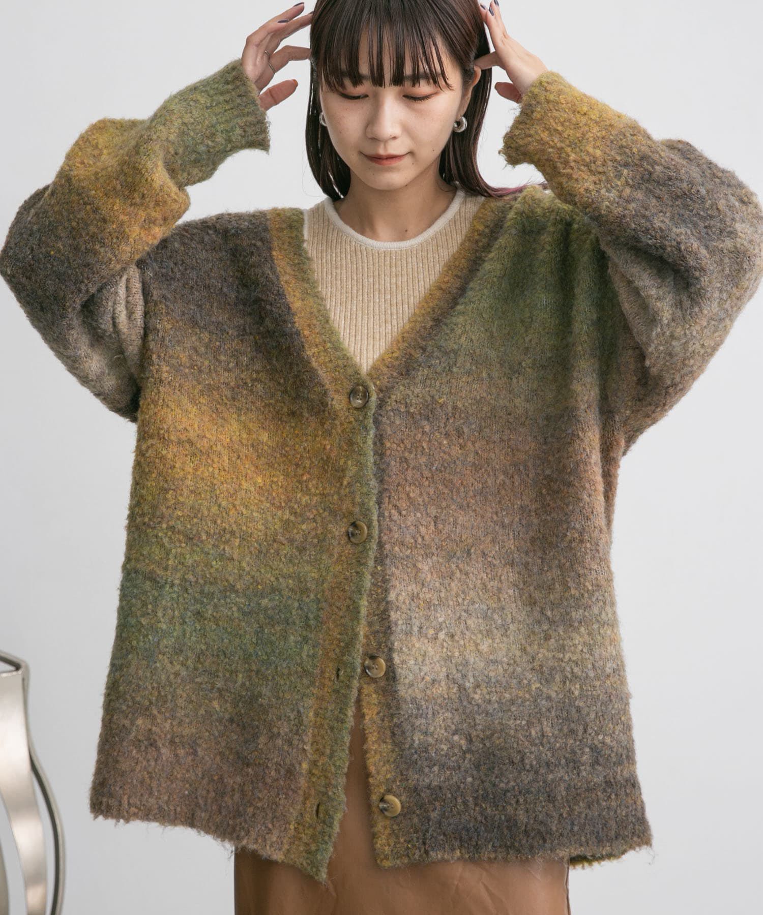  「アメスリニットタンクトップ」|タンクトップ|