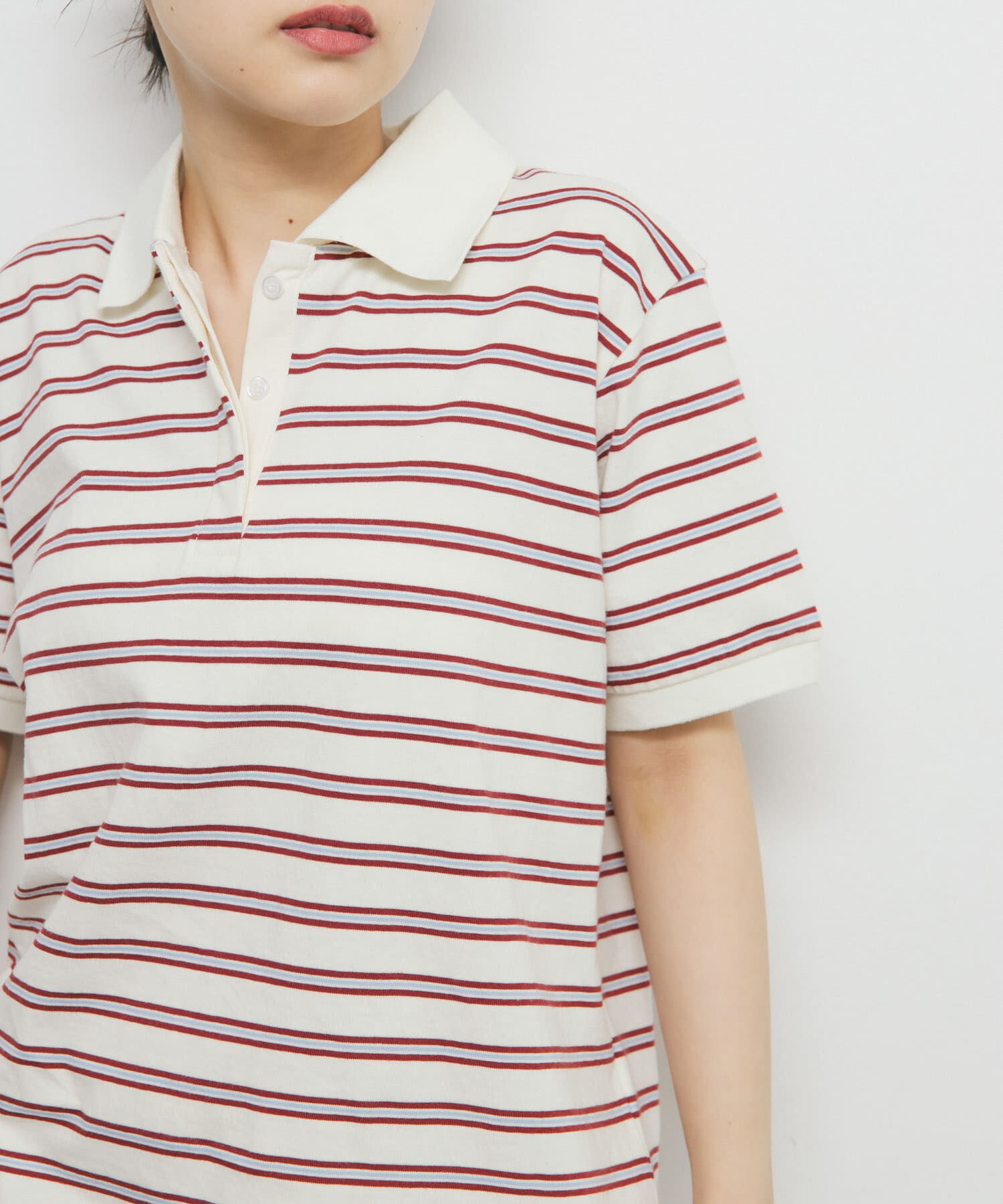  「カラーデザインカットソー」|Tシャツ・カットソー|