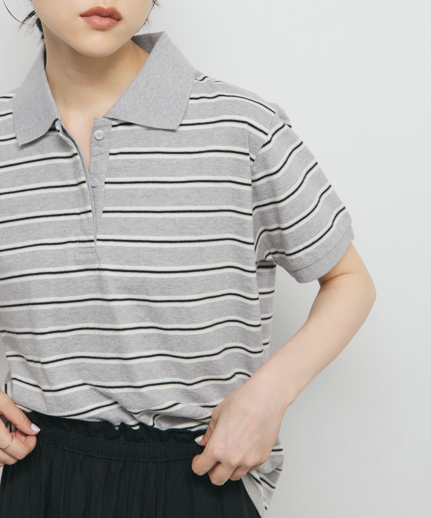  「カラーデザインカットソー」|Tシャツ・カットソー|