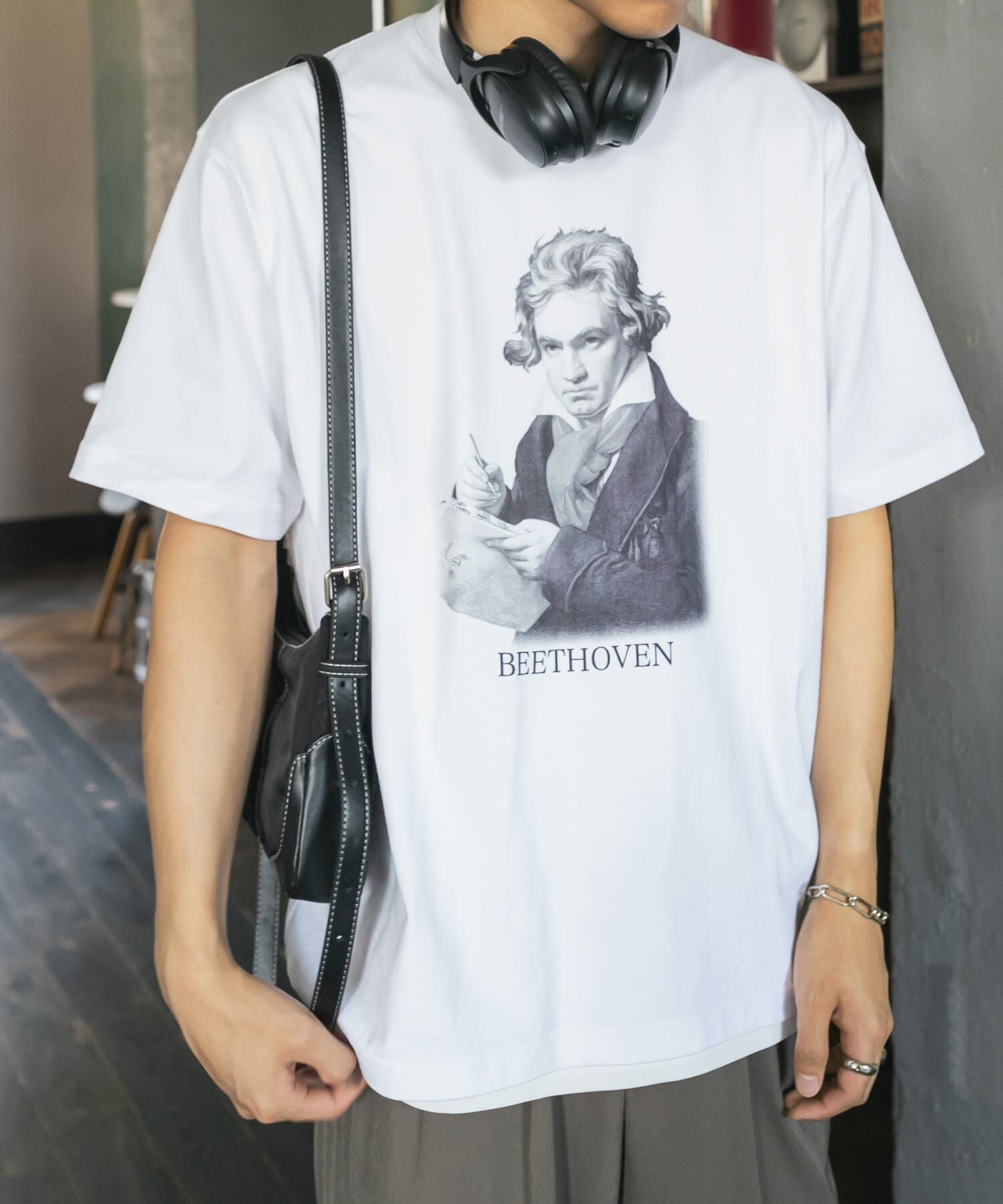 SENSE OF PLACE by URBAN RESEARCH「ヴィンテージライクTシャツ(ベートーヴェン)」|Tシャツ・カットソー|
