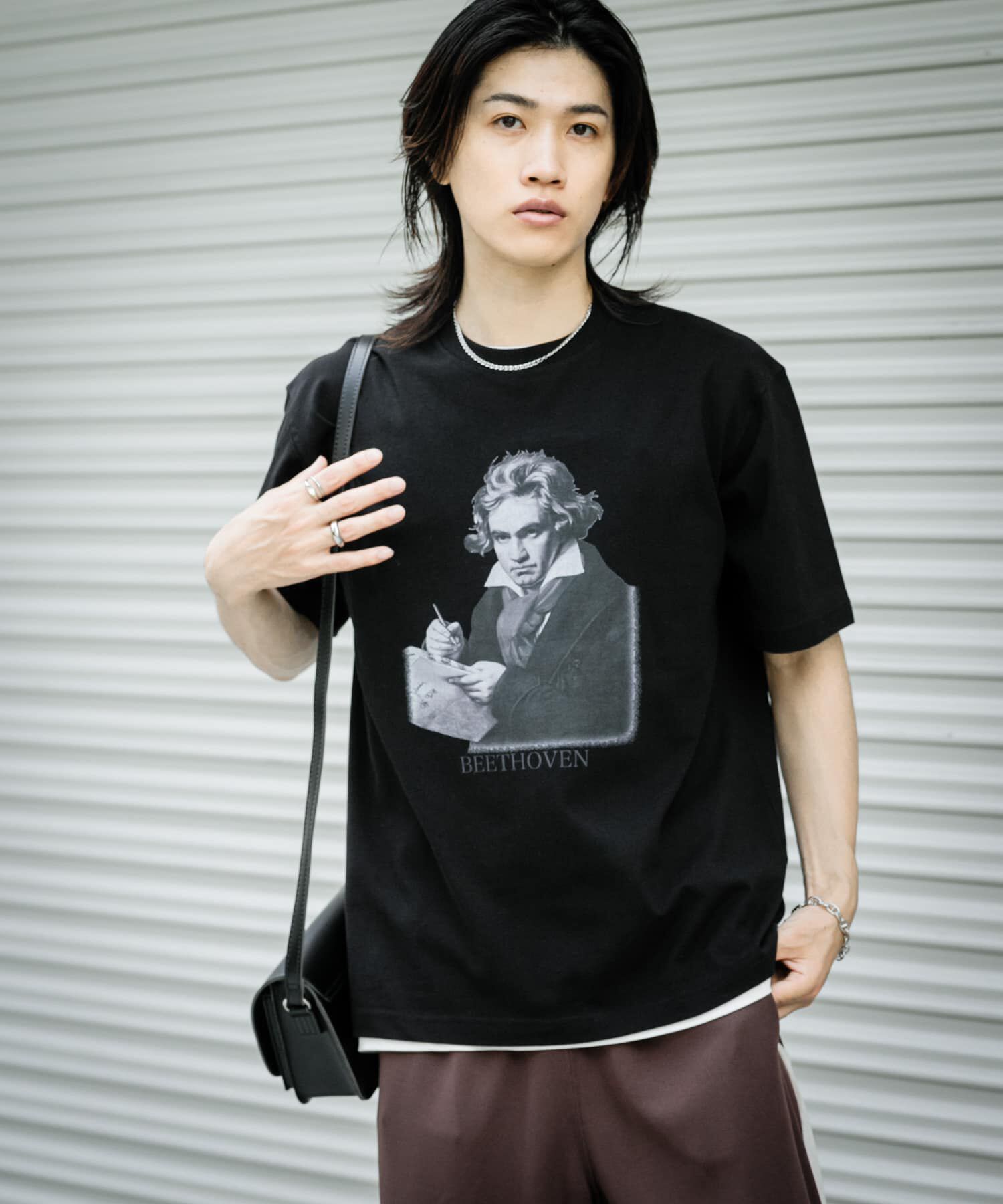SENSE OF PLACE by URBAN RESEARCH「ヴィンテージライクTシャツ(ベートーヴェン)」|Tシャツ・カットソー|