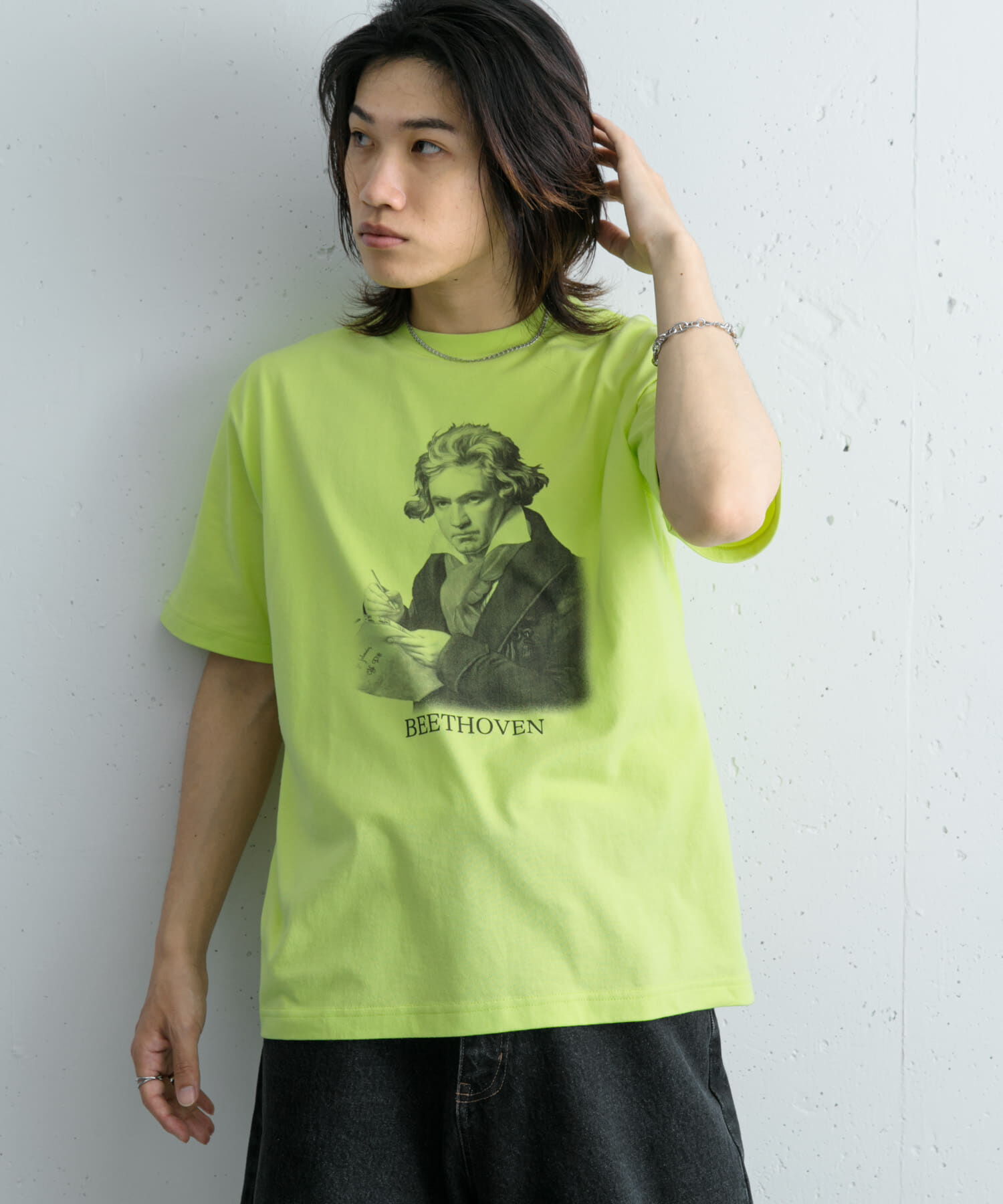 SENSE OF PLACE by URBAN RESEARCH「ヴィンテージライクTシャツ(ベートーヴェン)」|Tシャツ・カットソー|