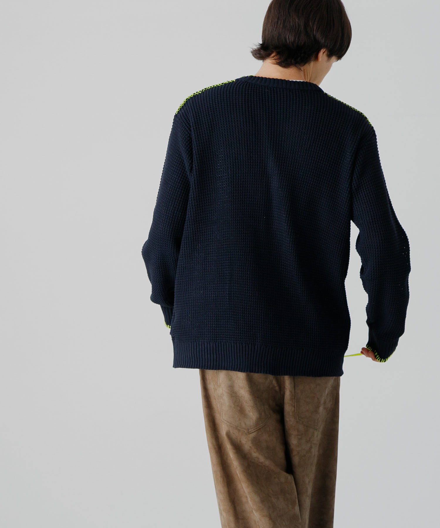 SENSE OF PLACE by URBAN RESEARCH「『ユニセックス』ブランケットステッチカーディガン」|カーディガン|