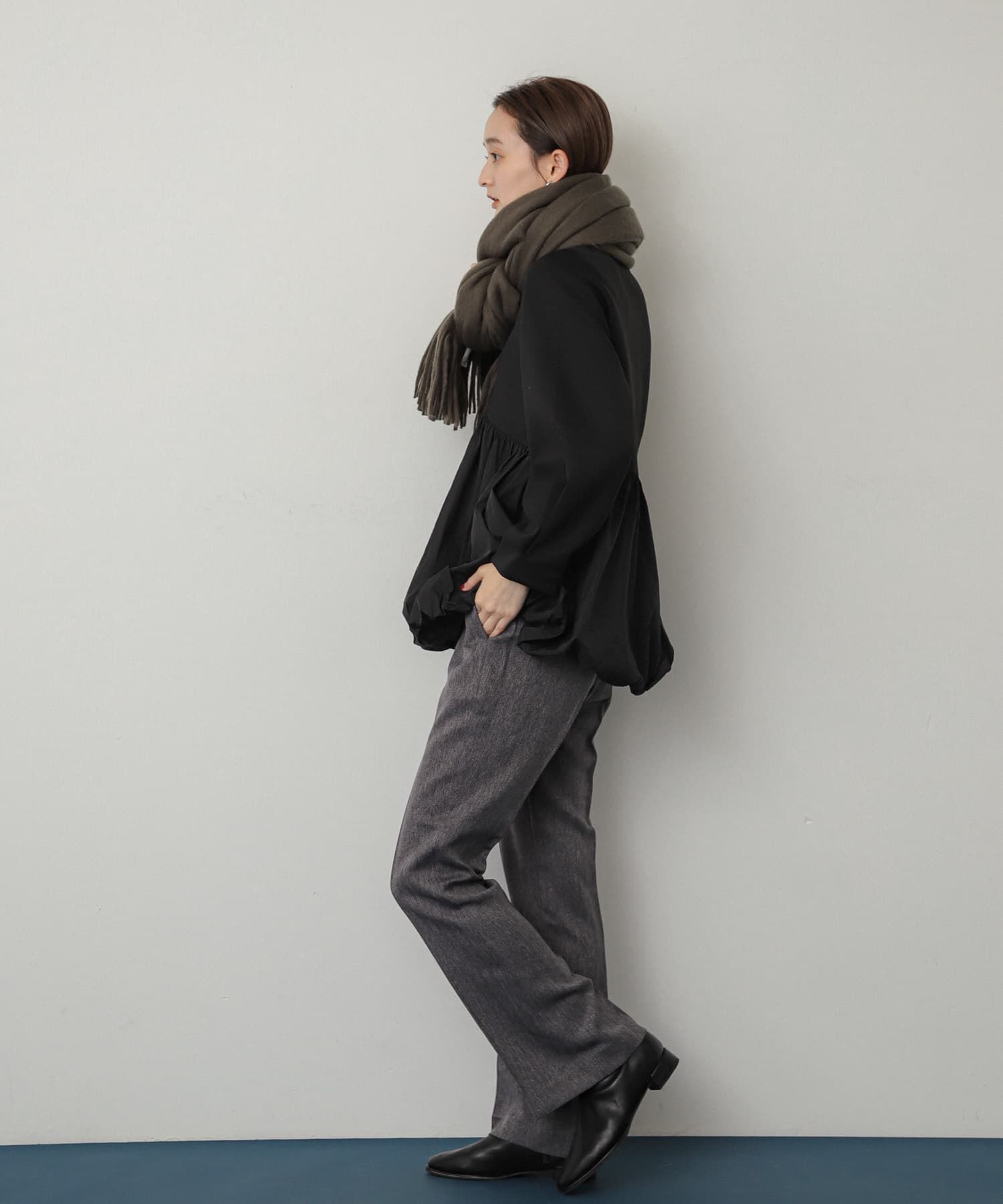 SENSE OF PLACE by URBAN RESEARCH「ニットフリンジストール」|ストール|