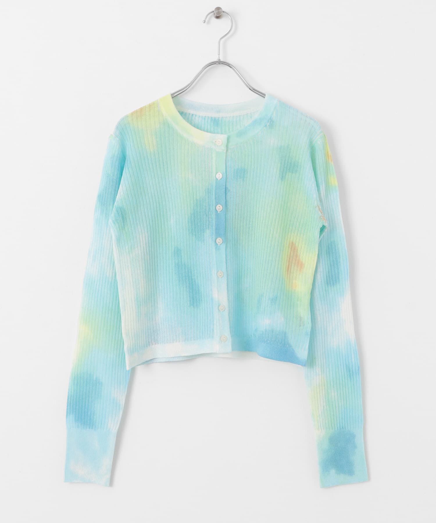 SENSE OF PLACE by URBAN RESEARCH「シアープリントクロップドカーディガン」|カーディガン|