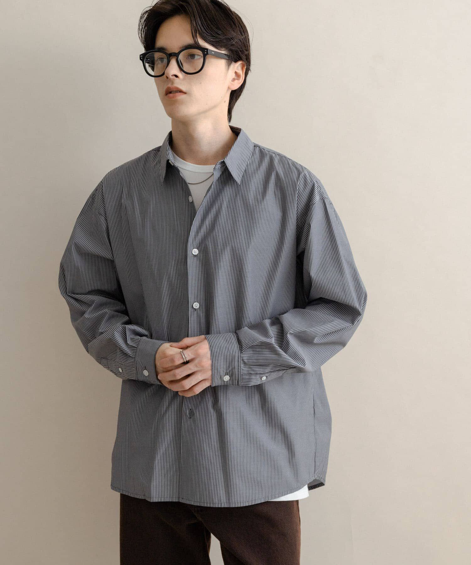 SENSE OF PLACE by URBAN RESEARCH「『WEB/一部店舗限定』コンフォートレギュラーカラーシャツ」|シャツ・ブラウス|