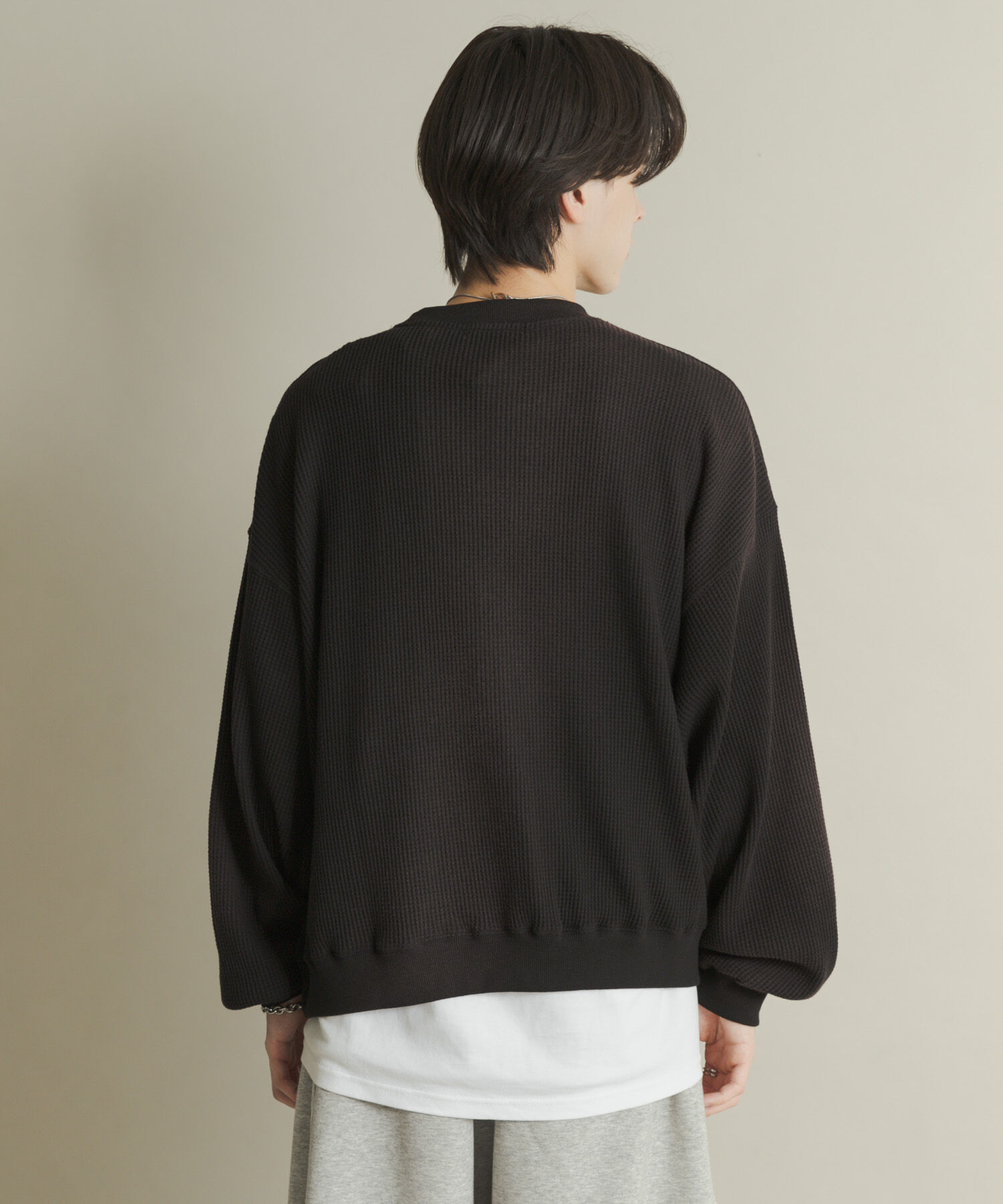 SENSE OF PLACE by URBAN RESEARCH「フェードワッフルバルーンスウェット」|スウェット・ジャージ|