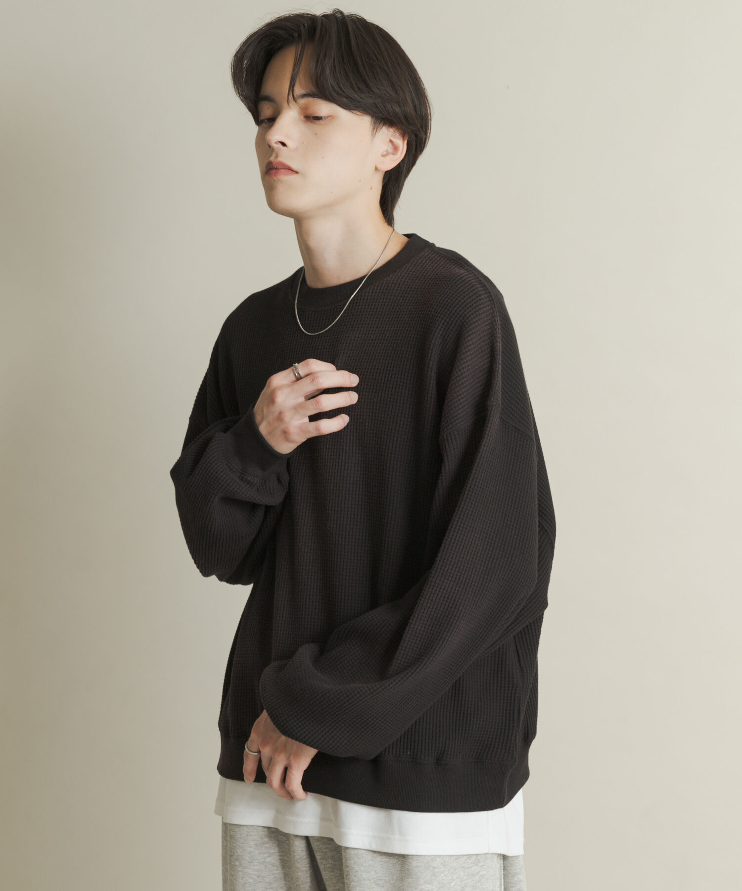 SENSE OF PLACE by URBAN RESEARCH「フェードワッフルバルーンスウェット」|スウェット・ジャージ|