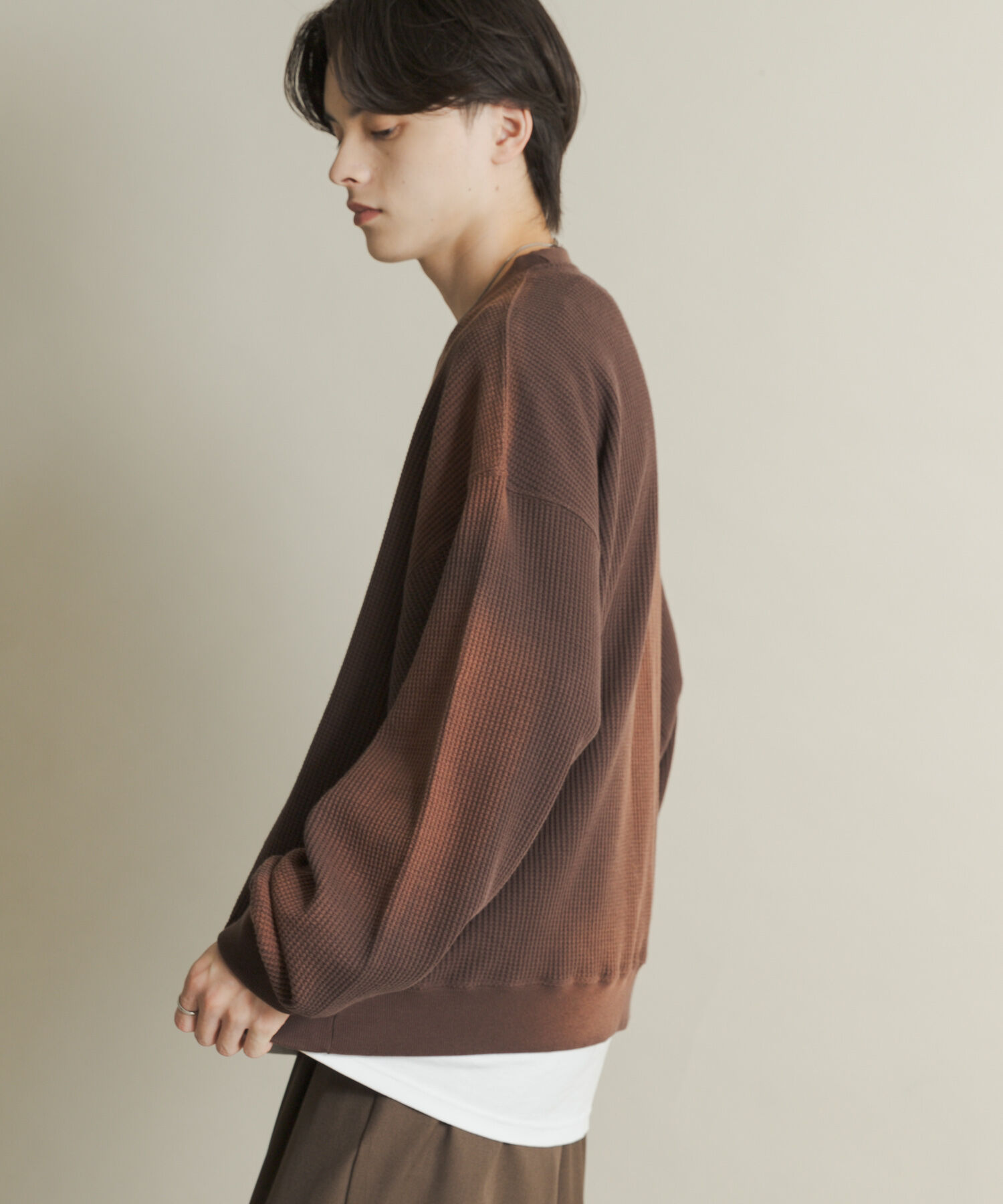 SENSE OF PLACE by URBAN RESEARCH「フェードワッフルバルーンスウェット」|スウェット・ジャージ|