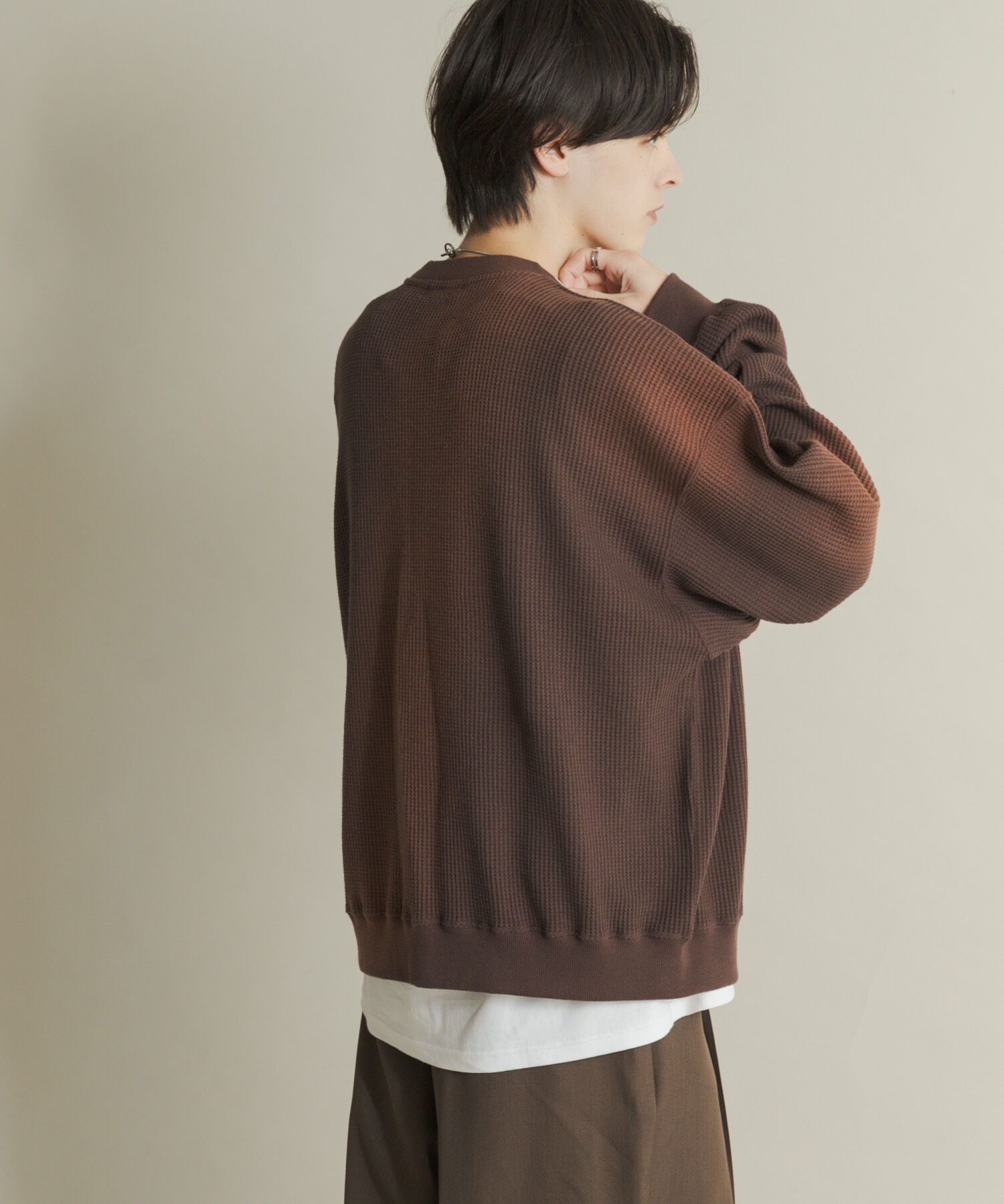 SENSE OF PLACE by URBAN RESEARCH「フェードワッフルバルーンスウェット」|スウェット・ジャージ|