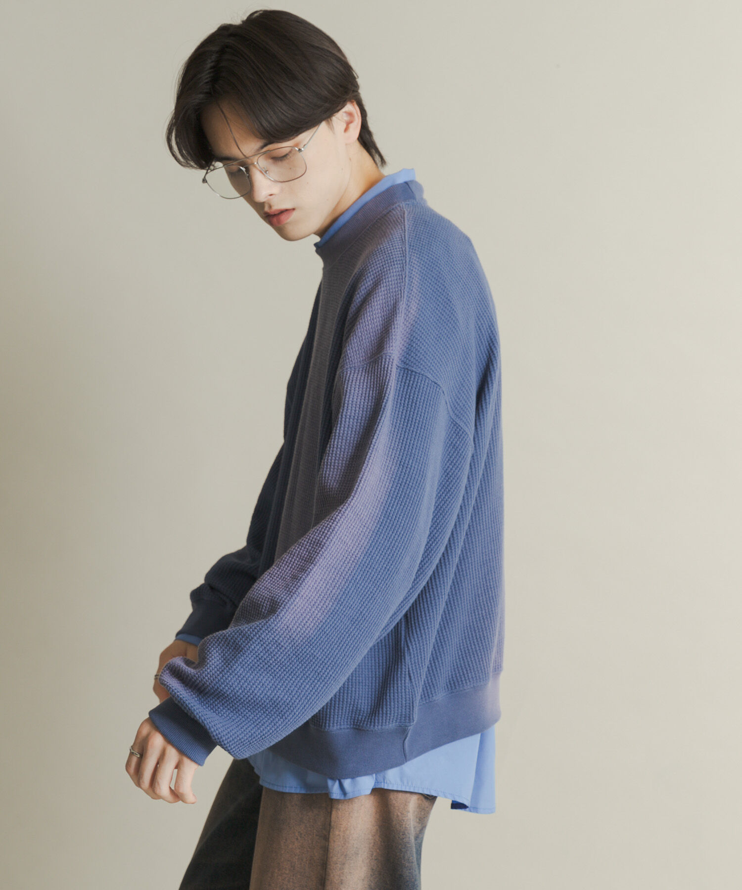 SENSE OF PLACE by URBAN RESEARCH「フェードワッフルバルーンスウェット」|スウェット・ジャージ|