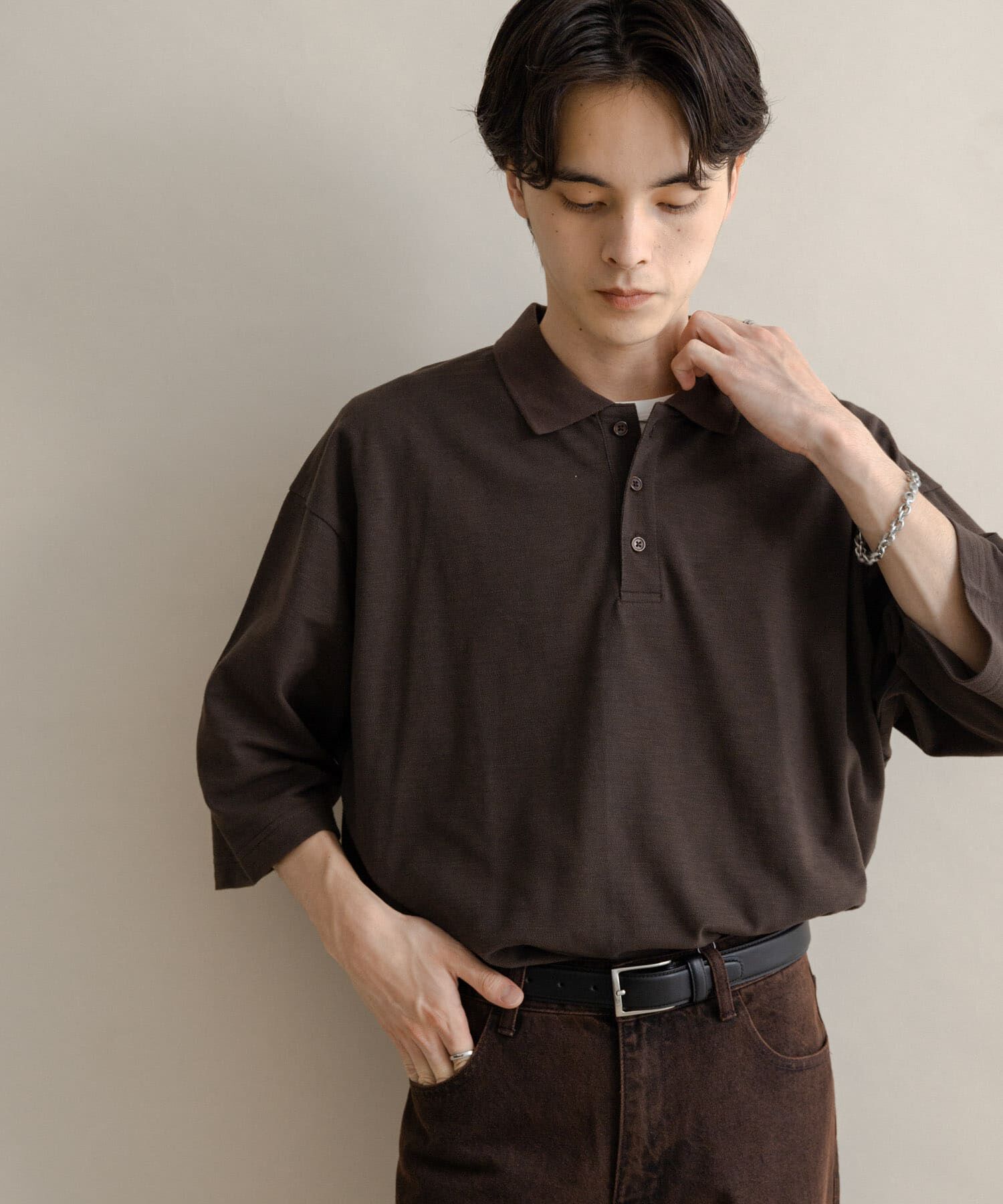 SENSE OF PLACE by URBAN RESEARCH「スラブカノコエクストラルーズポロシャツ」|ポロシャツ|