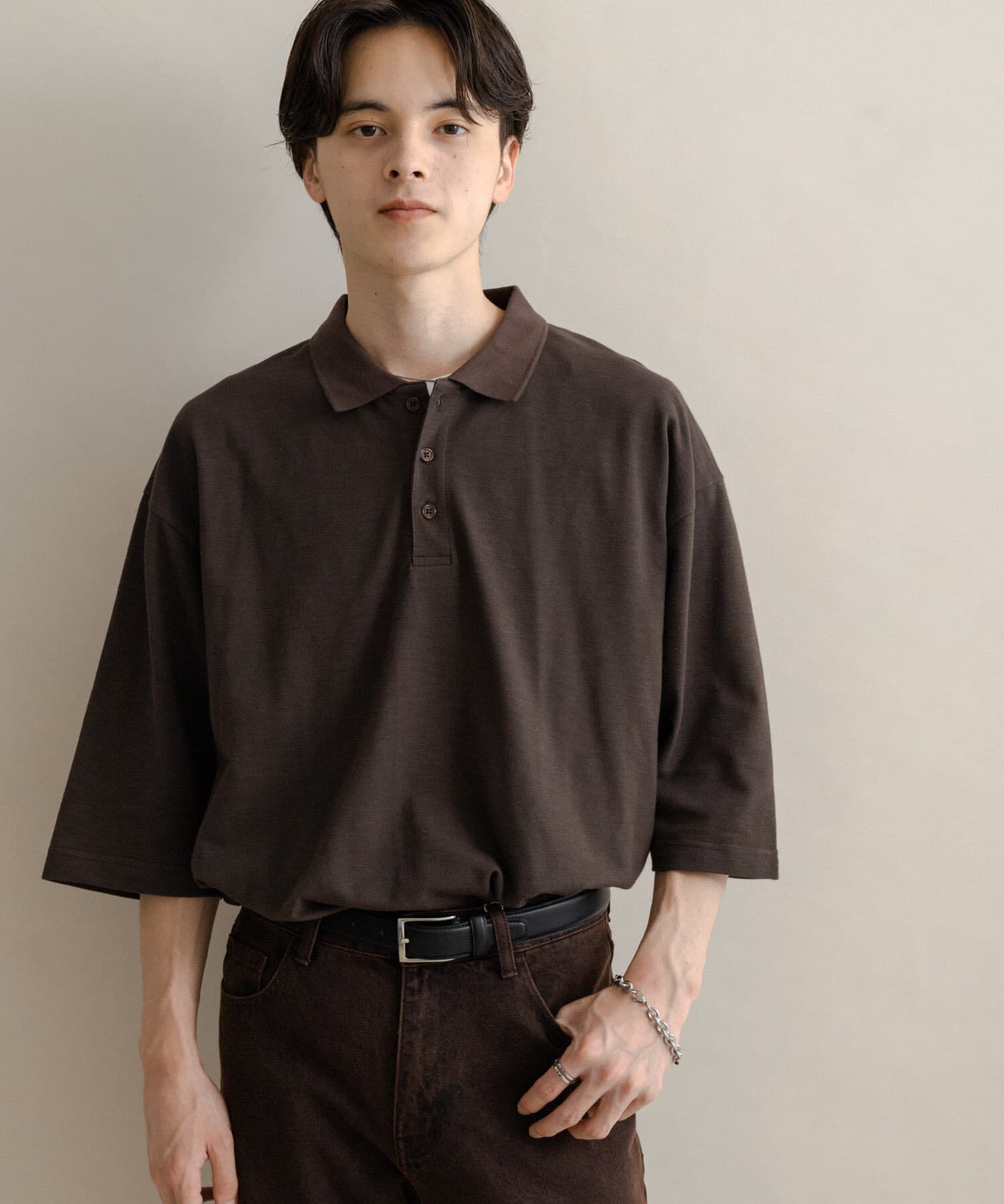 SENSE OF PLACE by URBAN RESEARCH「スラブカノコエクストラルーズポロシャツ」|ポロシャツ|